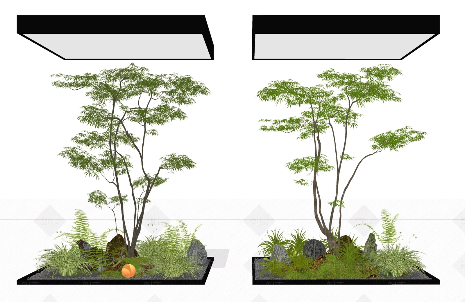 植物组合SU模型下载【ID:1164270704】