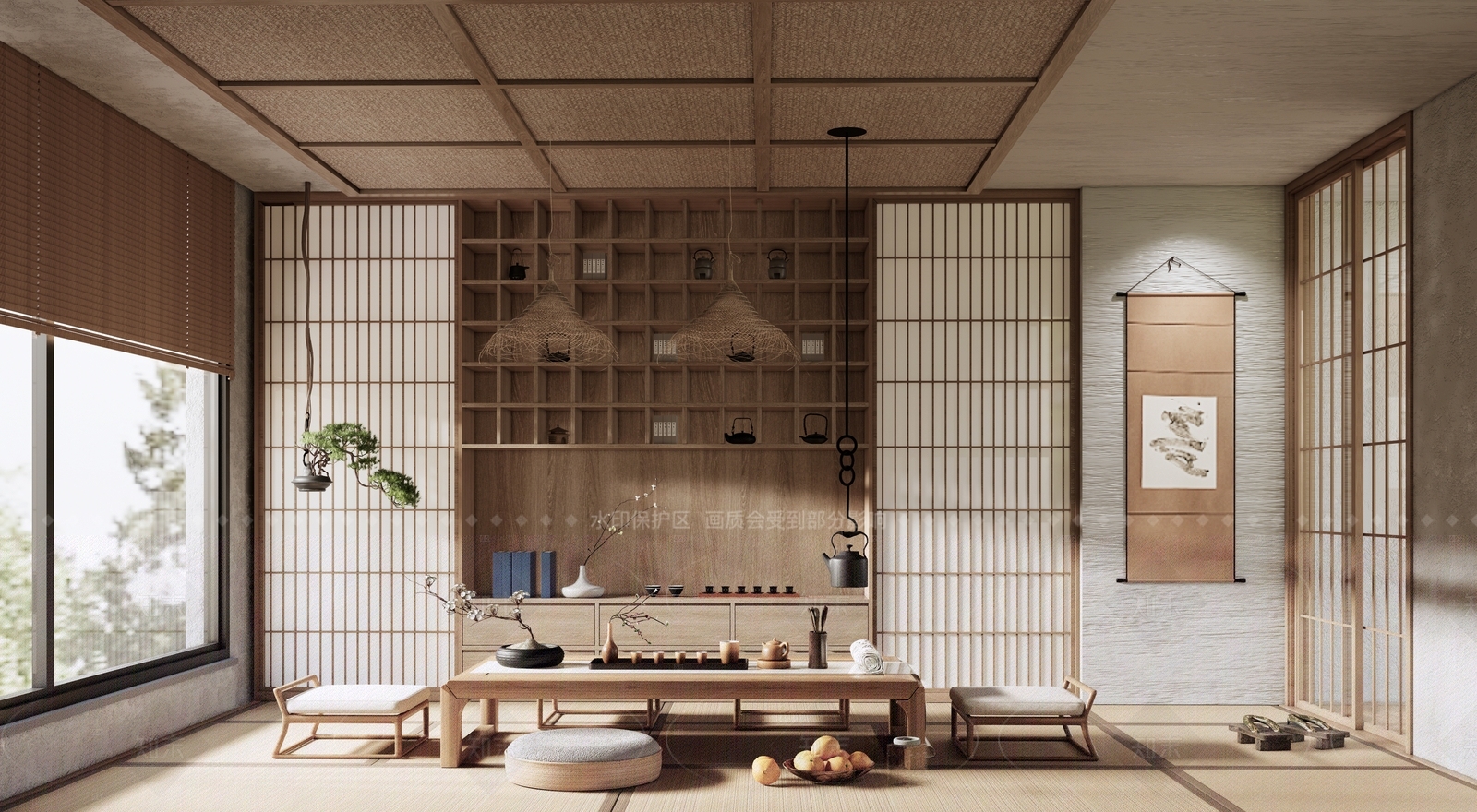 中古茶馆SU模型下载【ID:1216023780】