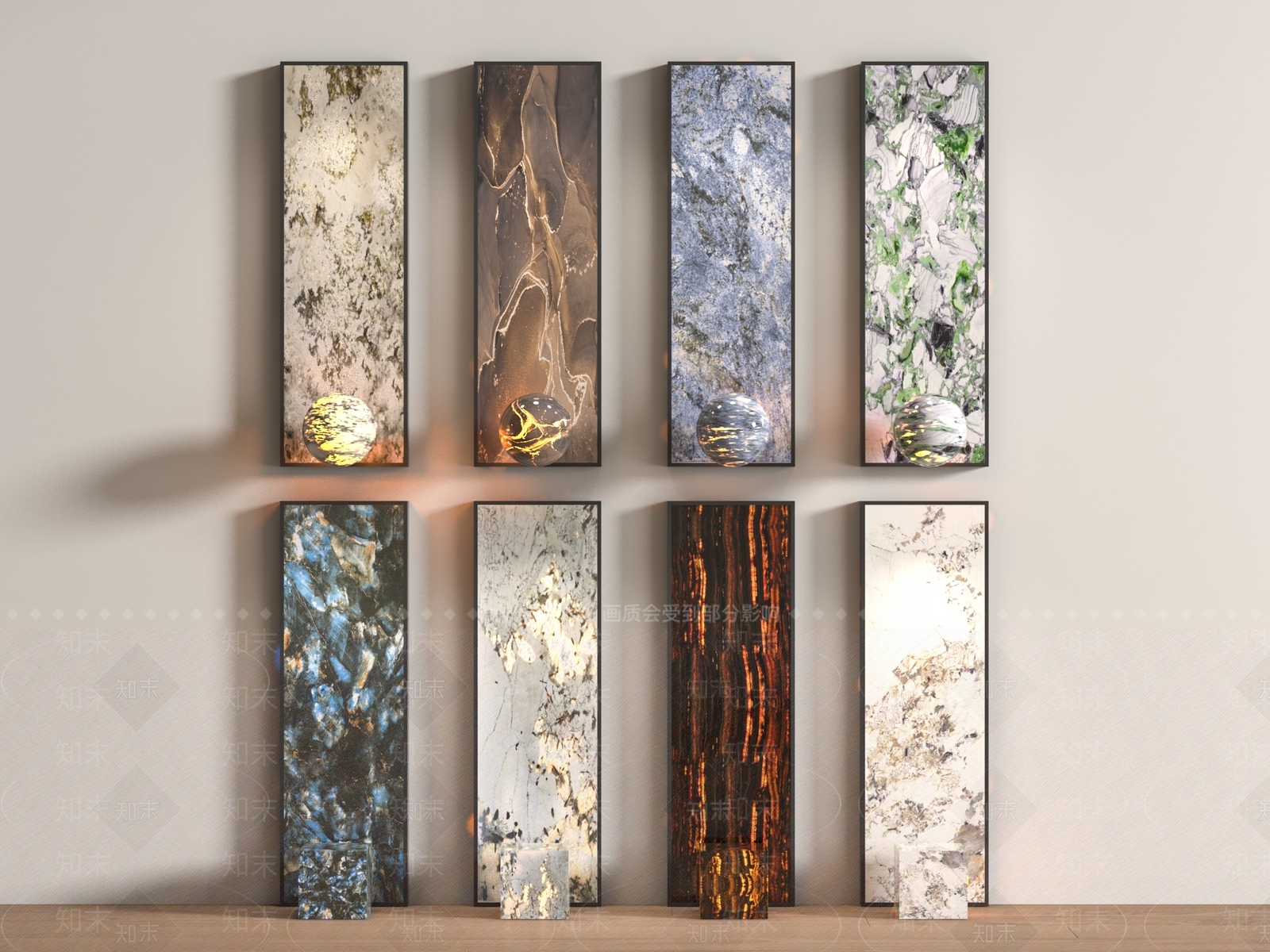 现代沙发背景墙3D模型下载【ID:1164284212】