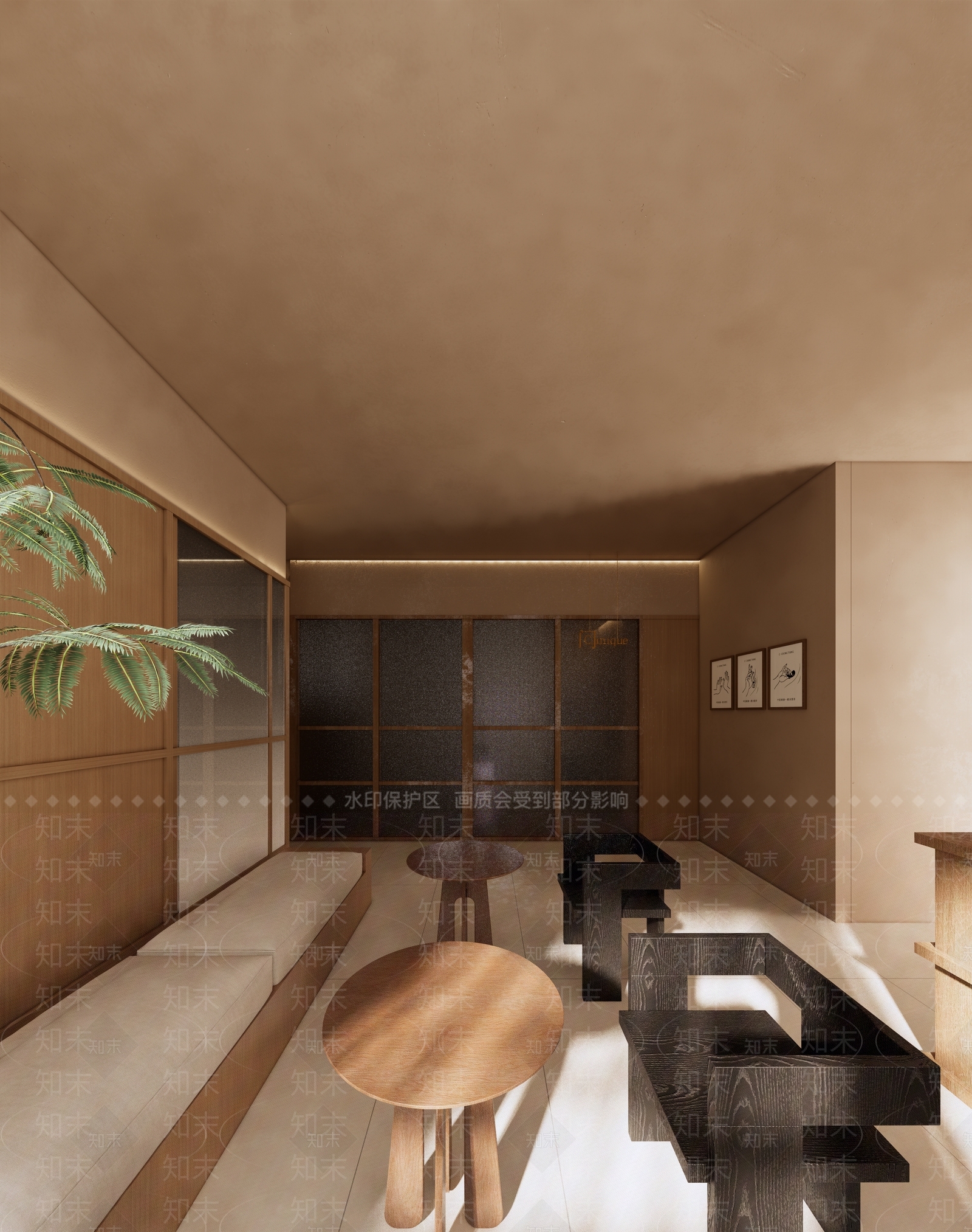 现代新中式医院SU模型下载【ID:1164288159】