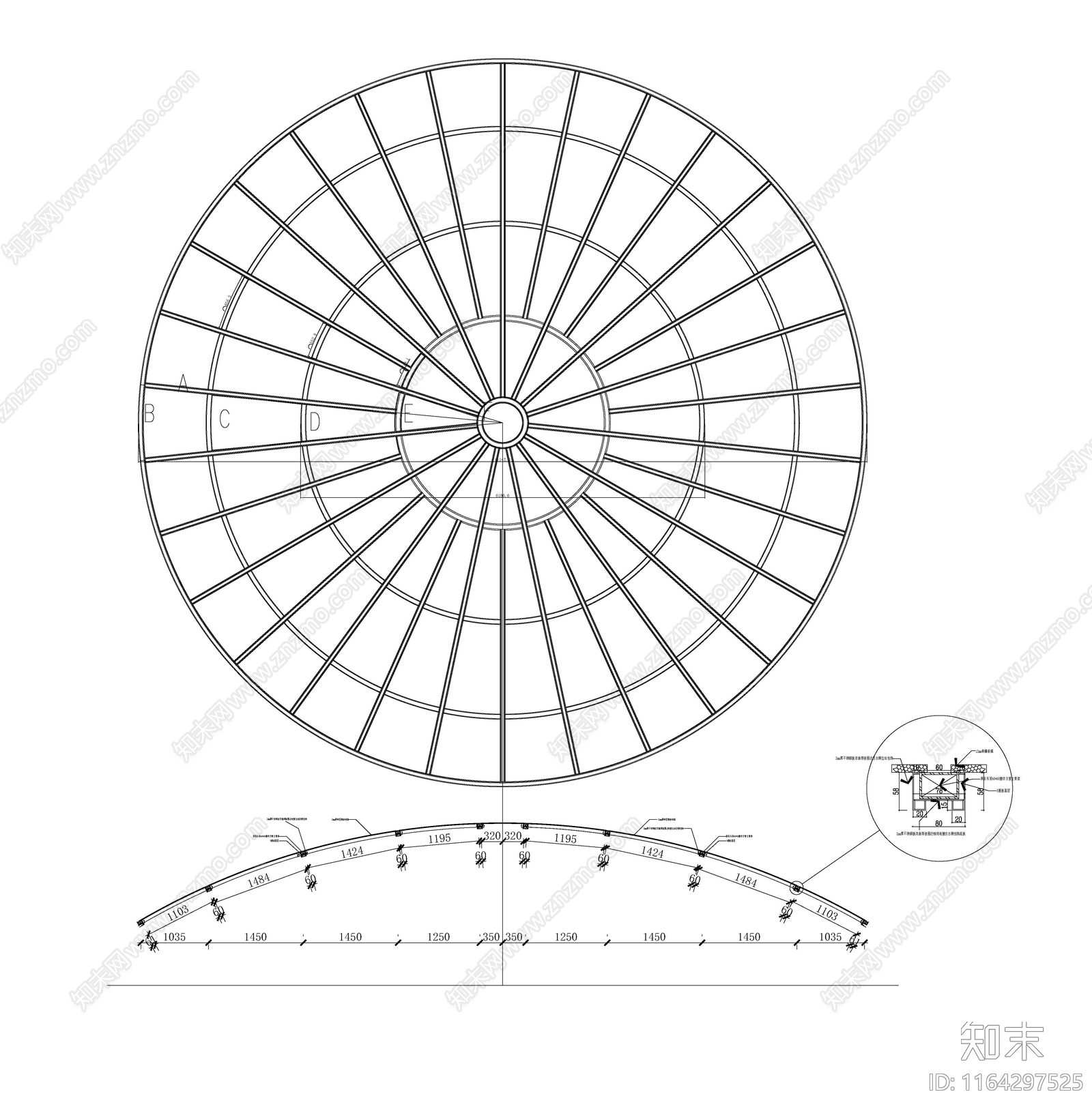 现代新中式会议中心建筑施工图下载【ID:1164297525】