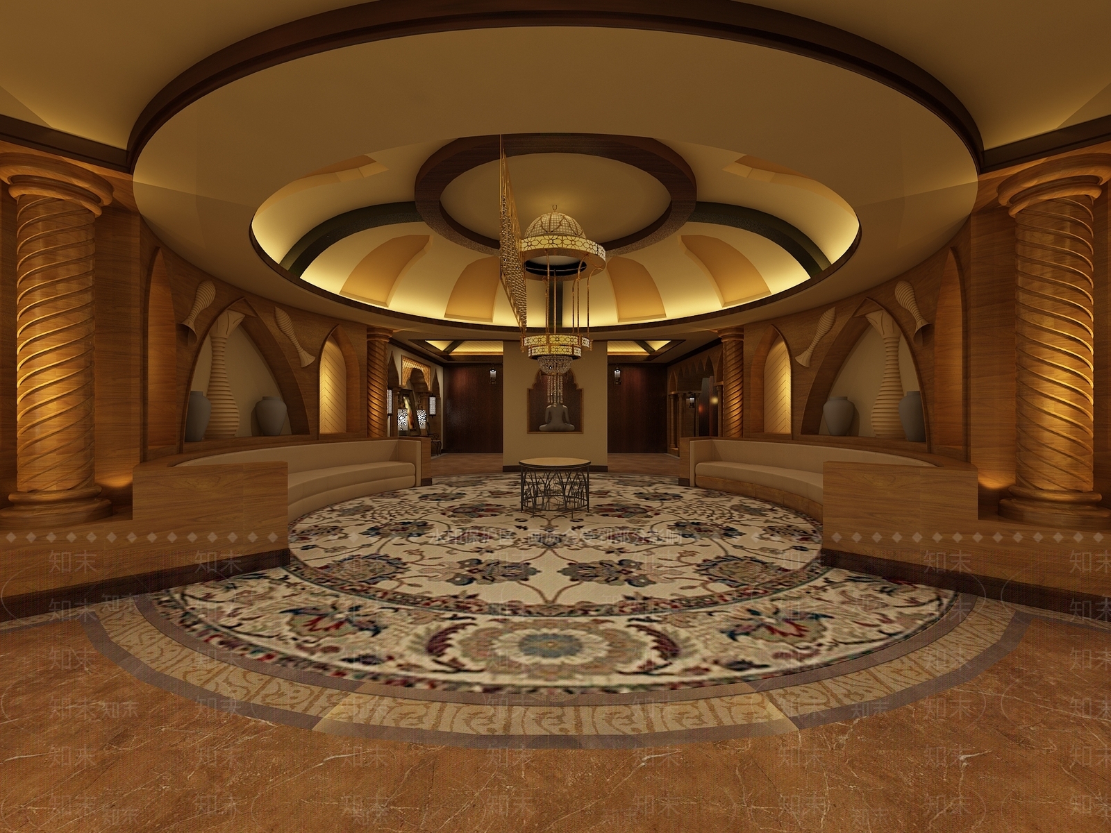 中式其他娱乐空间3D模型下载【ID:1164297865】