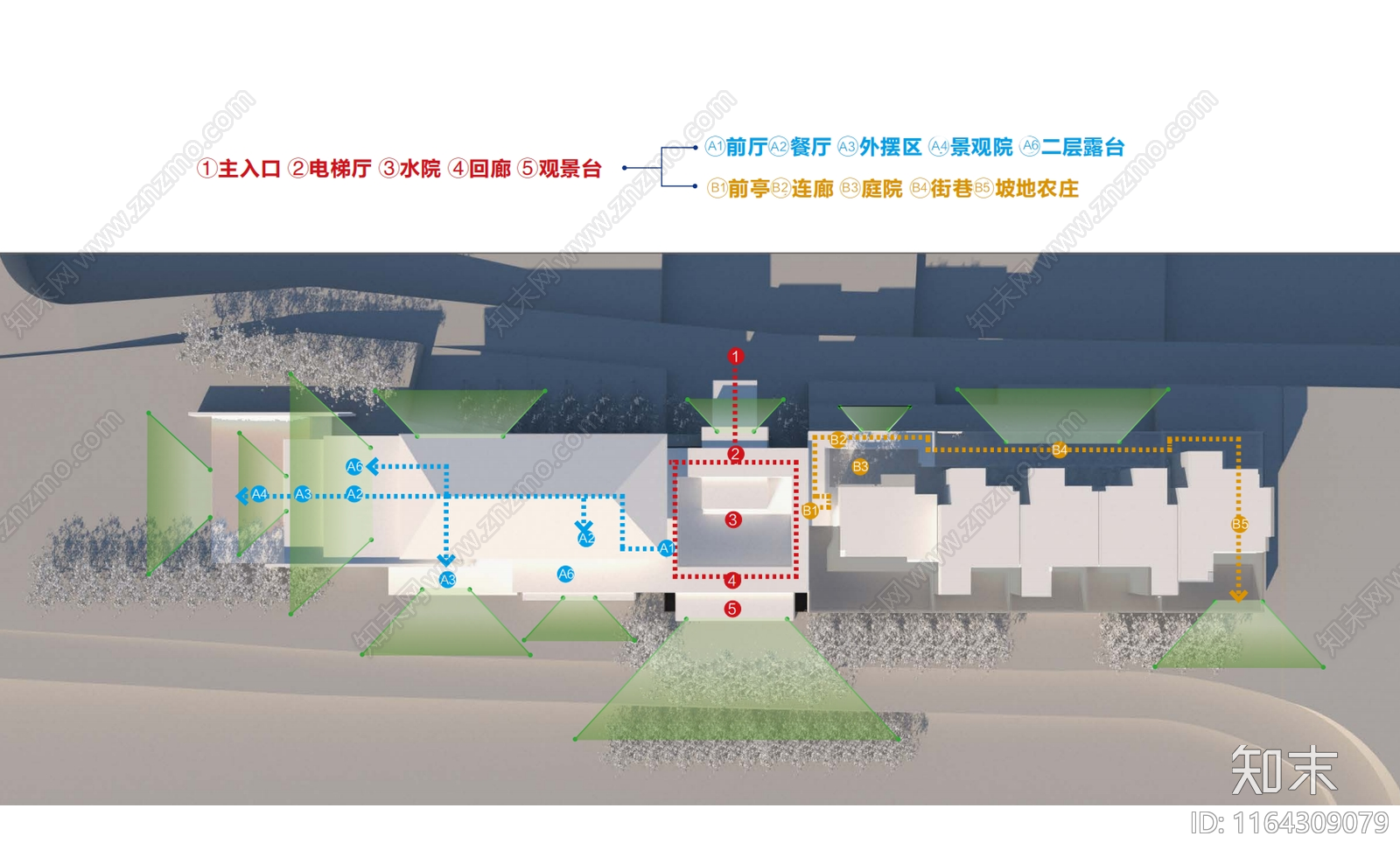 新中式餐饮建筑下载【ID:1164309079】