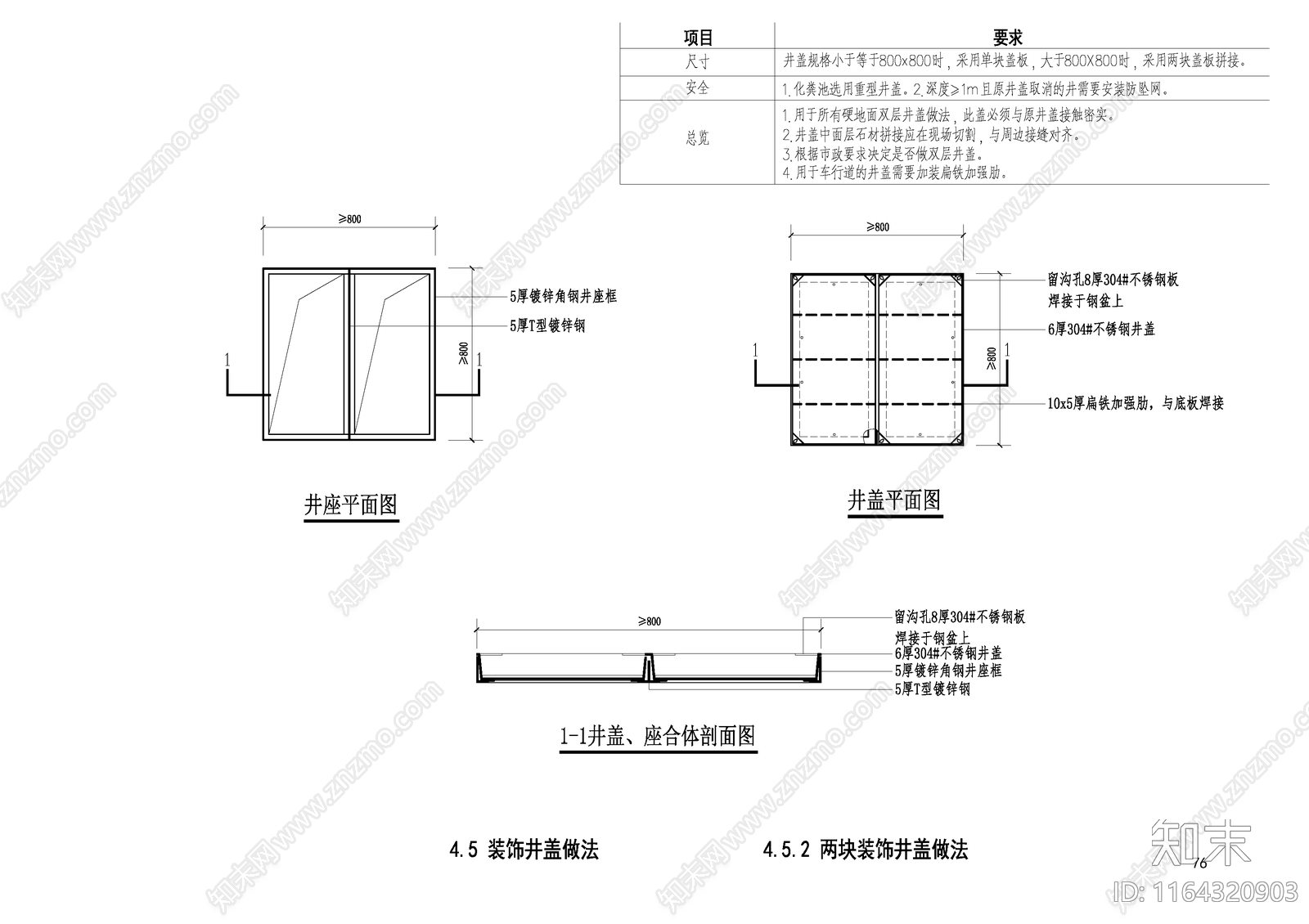 给排水节点详图cad施工图下载【ID:1164320903】