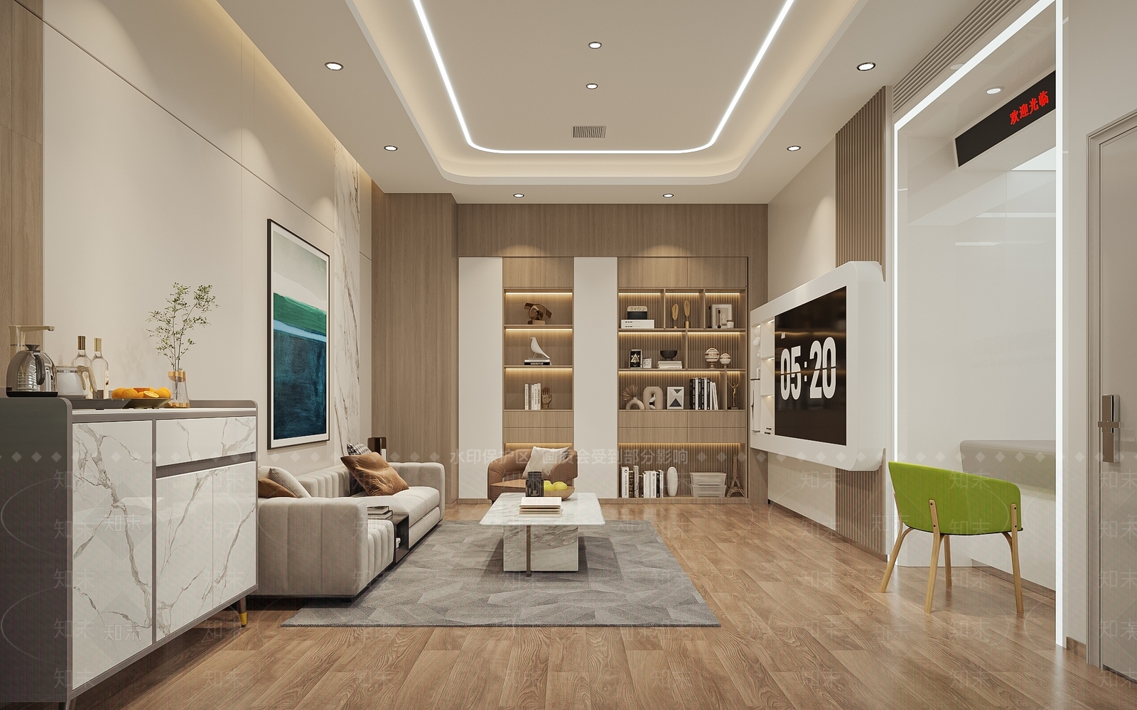 现代银行3D模型下载【ID:1164323732】