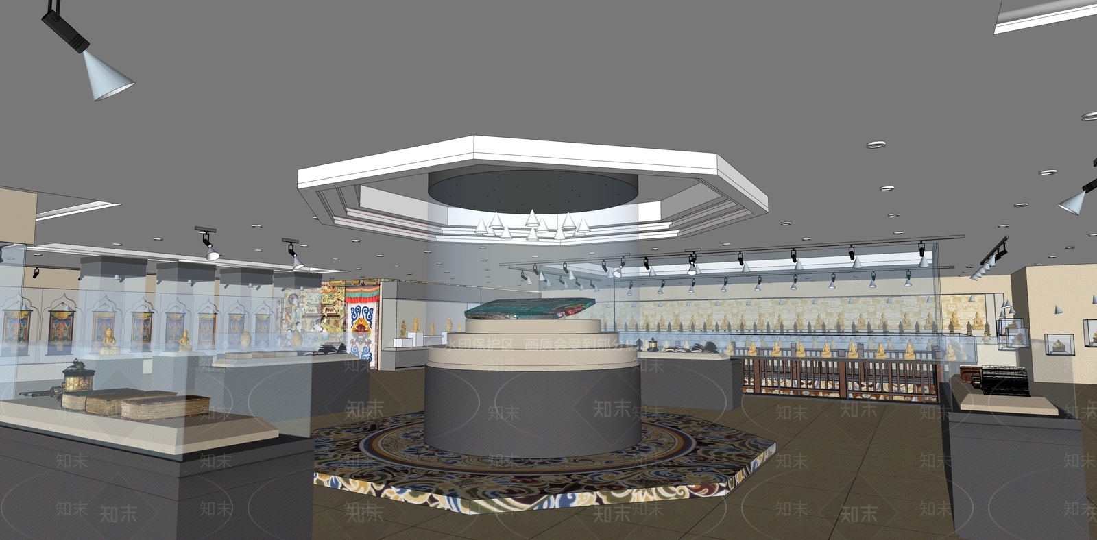 现代工业其他文化空间SU模型下载【ID:1164331069】