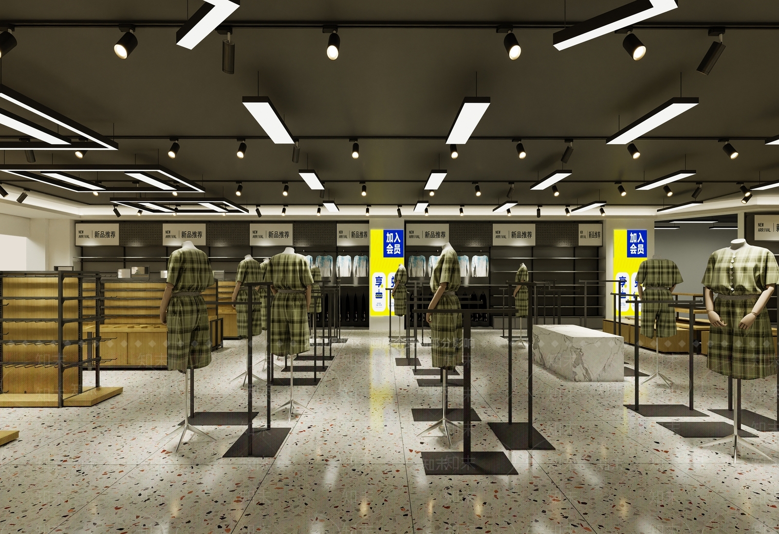 现代超市3D模型下载【ID:1164332185】