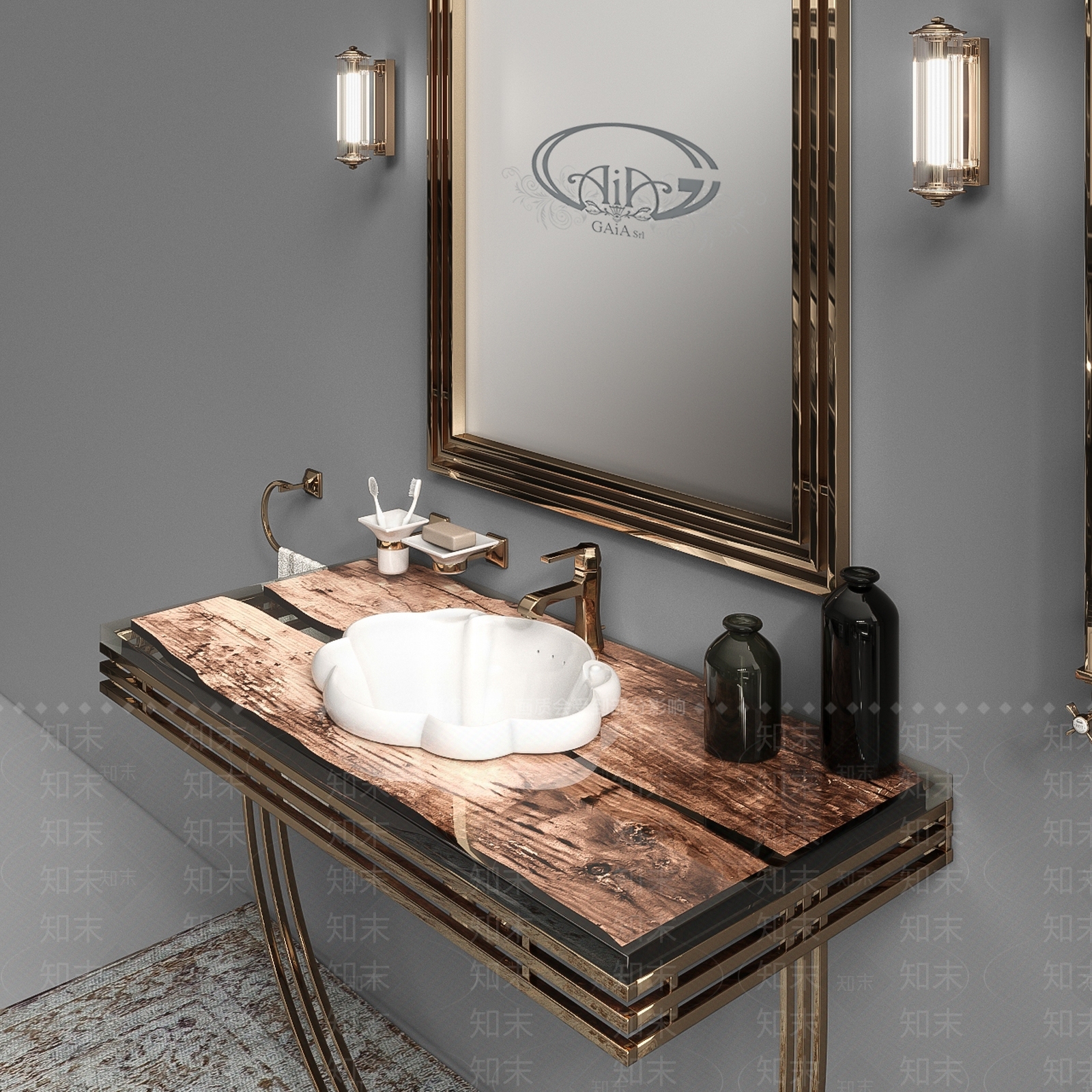 洗手台3D模型下载【ID:1164332378】