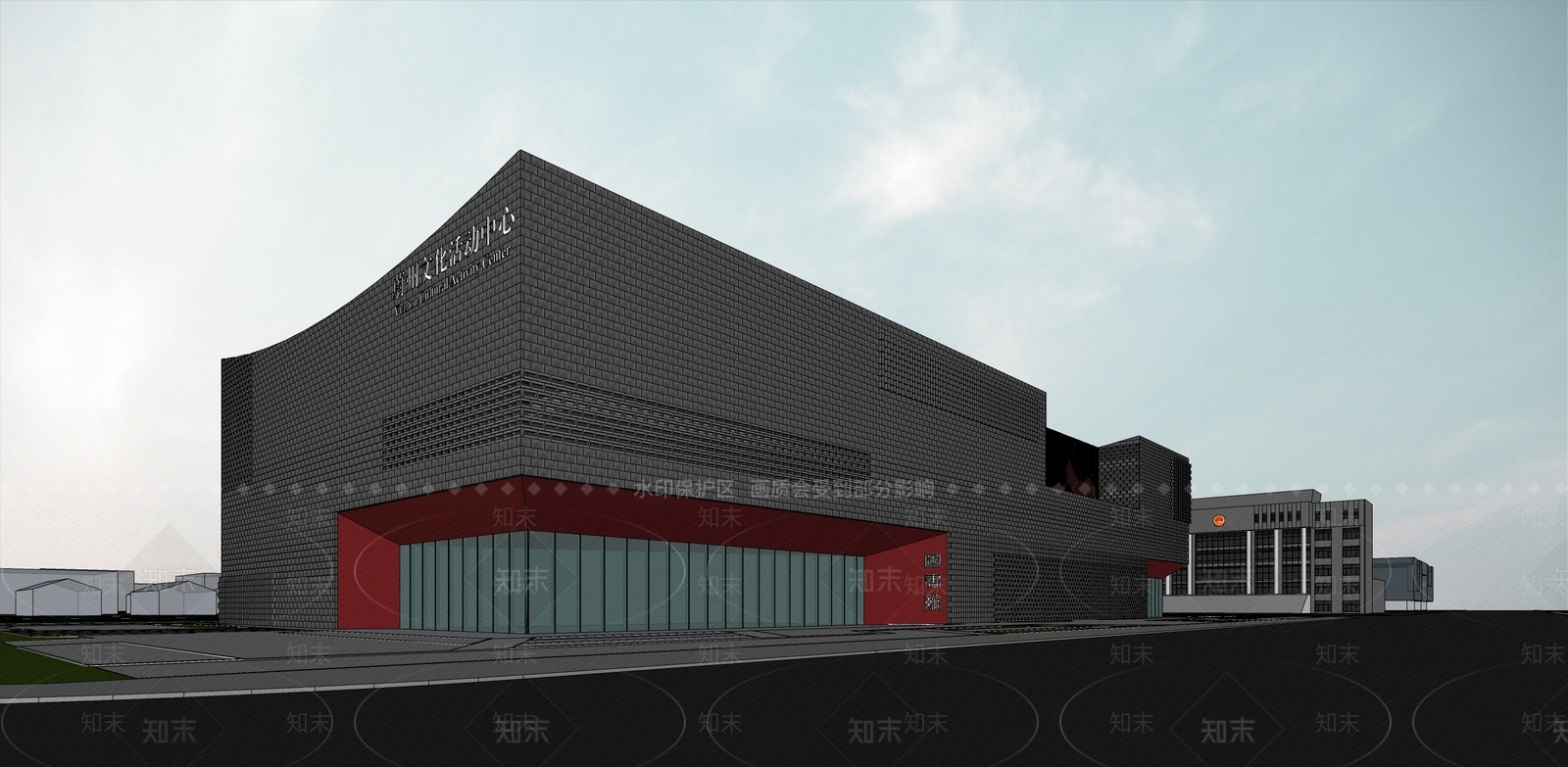 公共建筑SU模型下载【ID:1164336694】