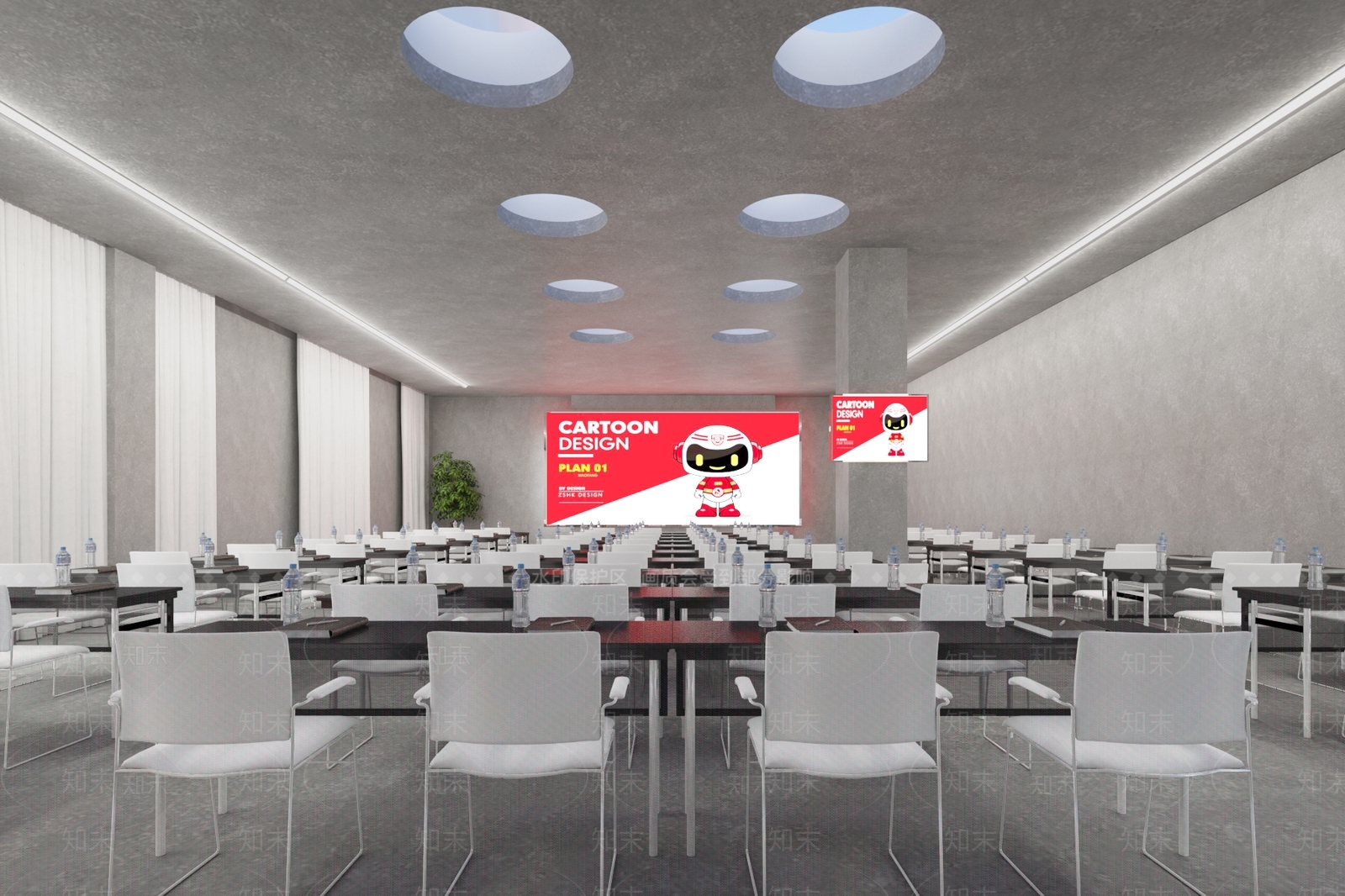 工业教室3D模型下载【ID:1164341023】