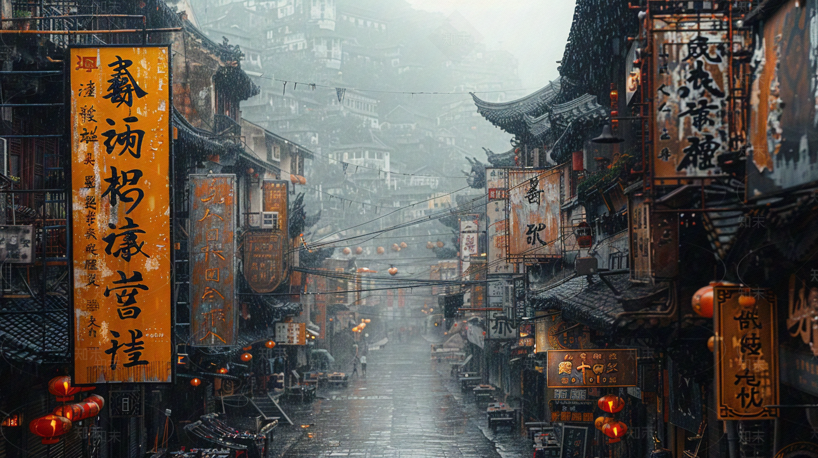 现代中式外立面贴图下载【ID:1164350553】