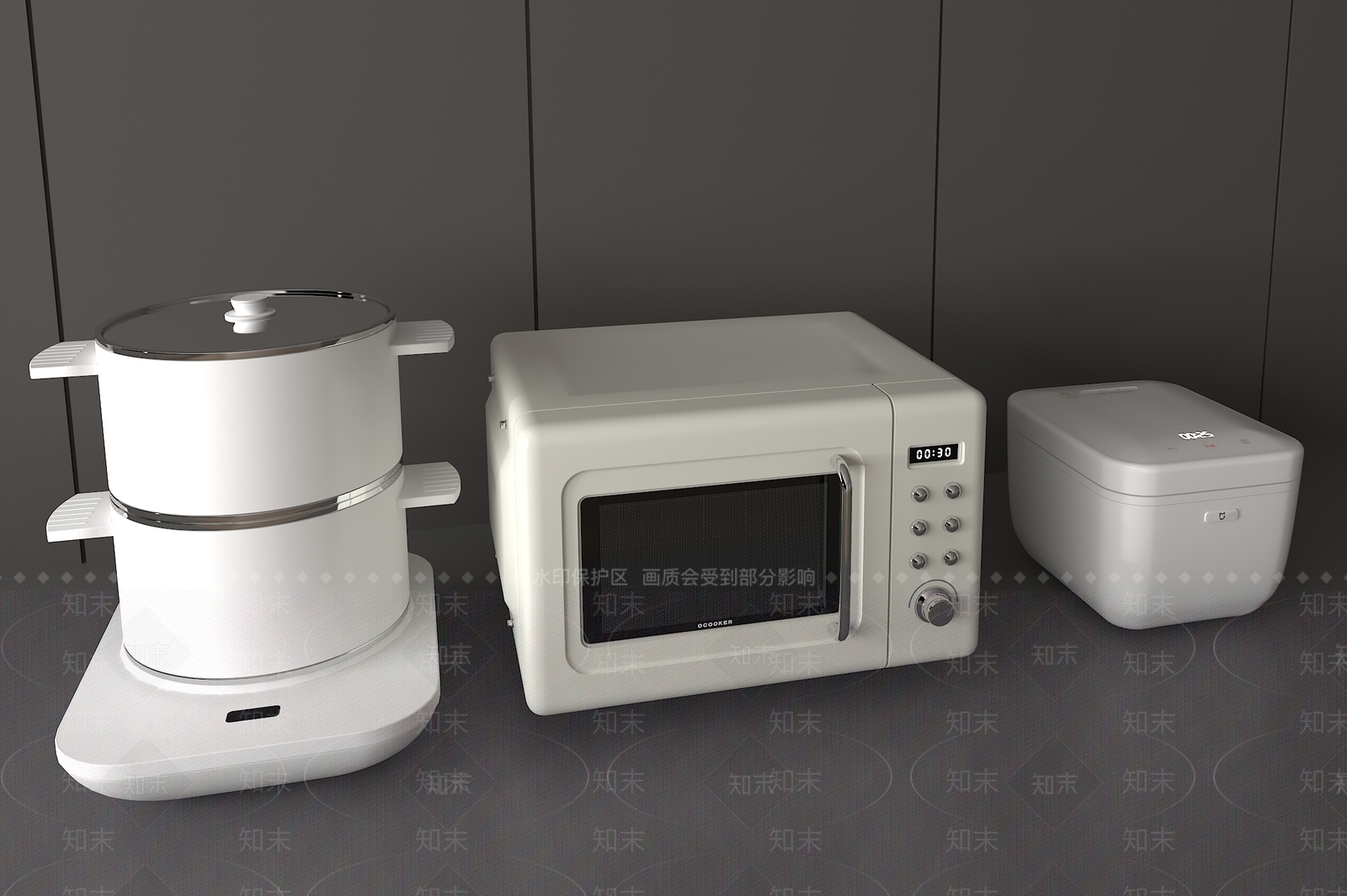 家用电器组合SU模型下载【ID:1164354023】
