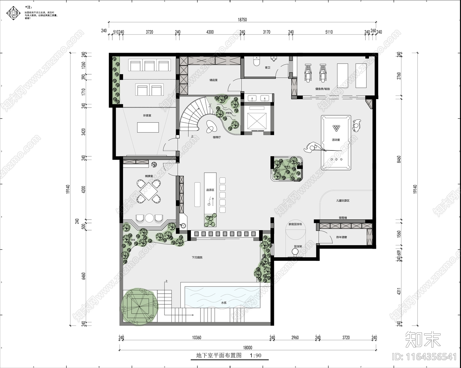 户型优化cad施工图下载【ID:1164356541】