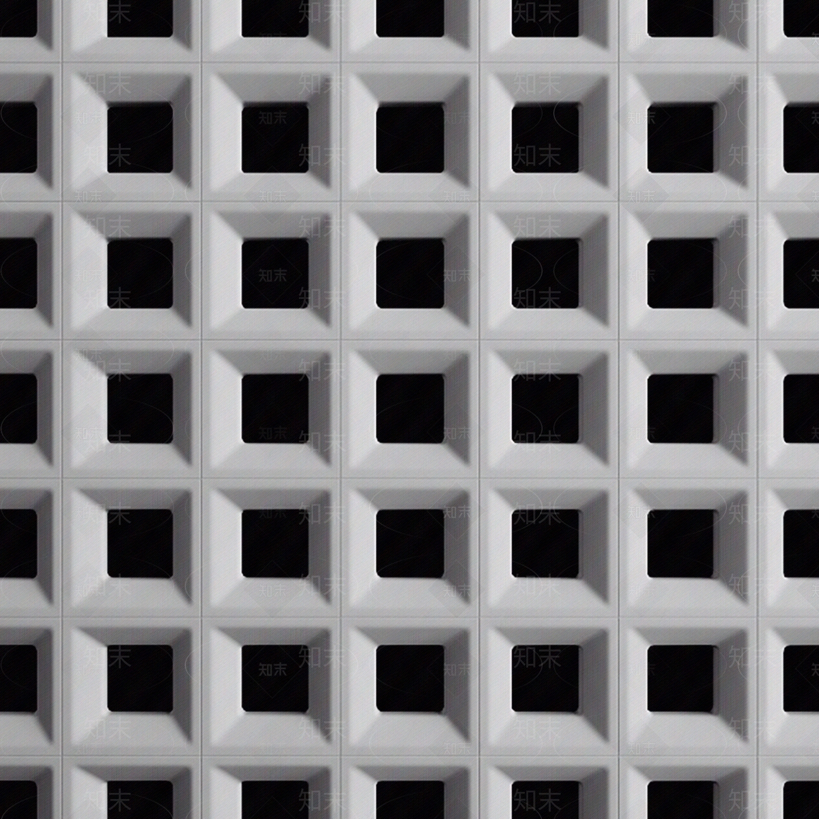 现代新中式金属格栅贴图下载【ID:1164359205】