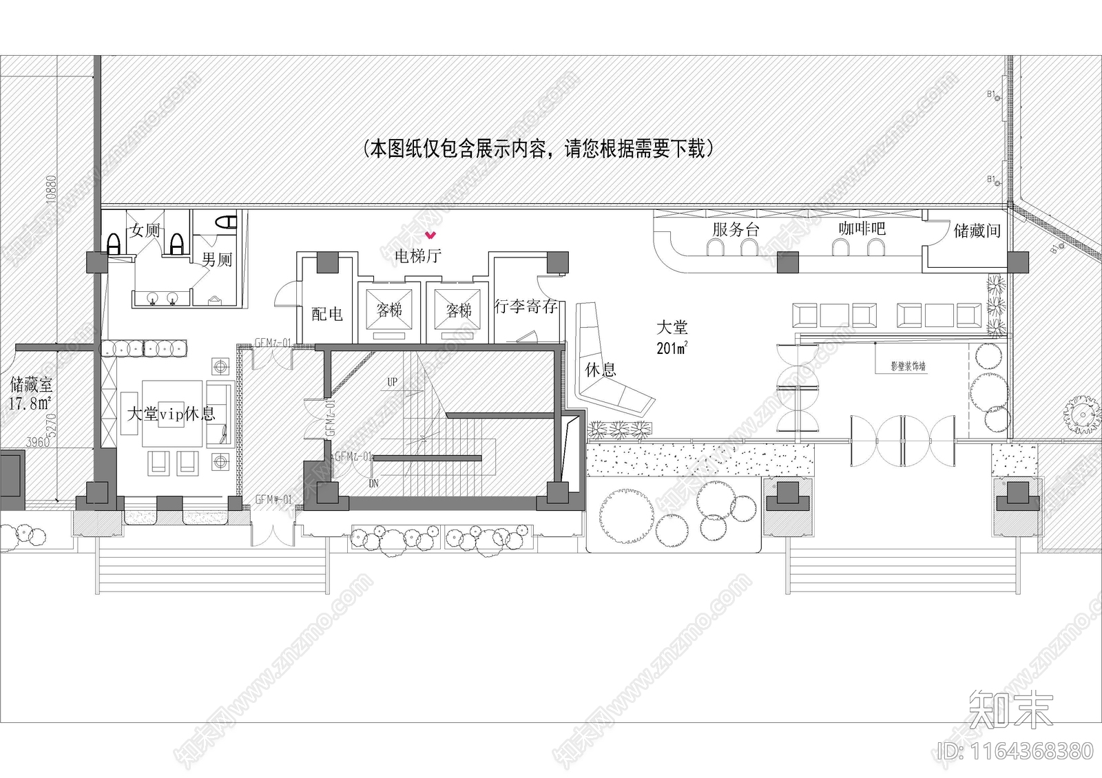 建筑平面图施工图下载【ID:1164368380】