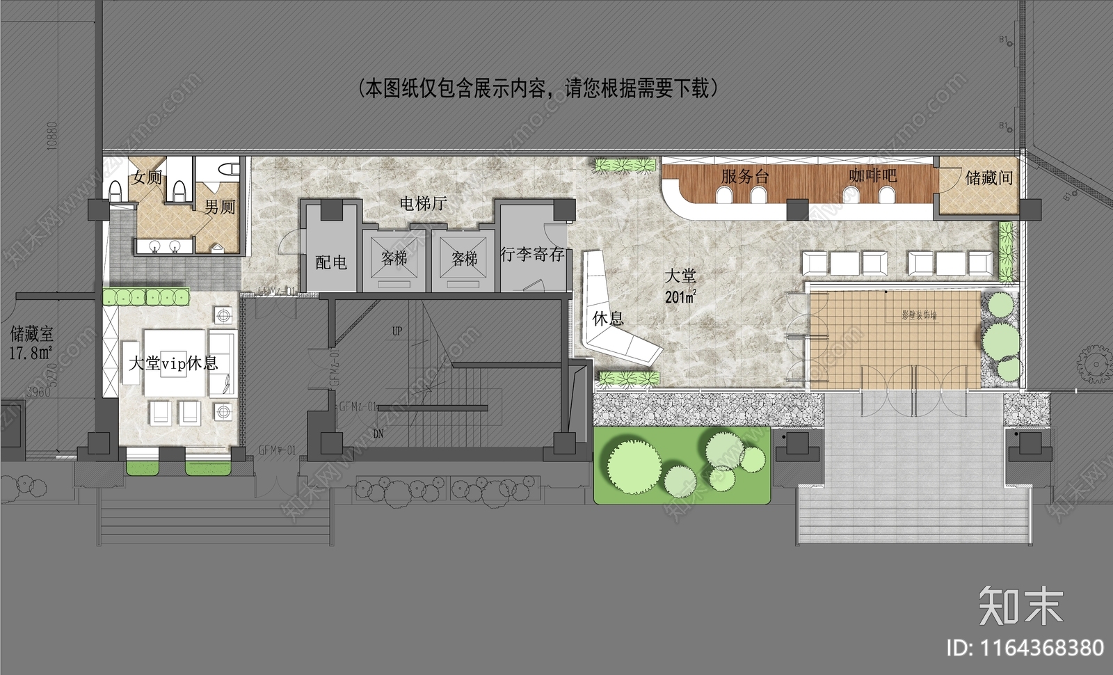 建筑平面图施工图下载【ID:1164368380】