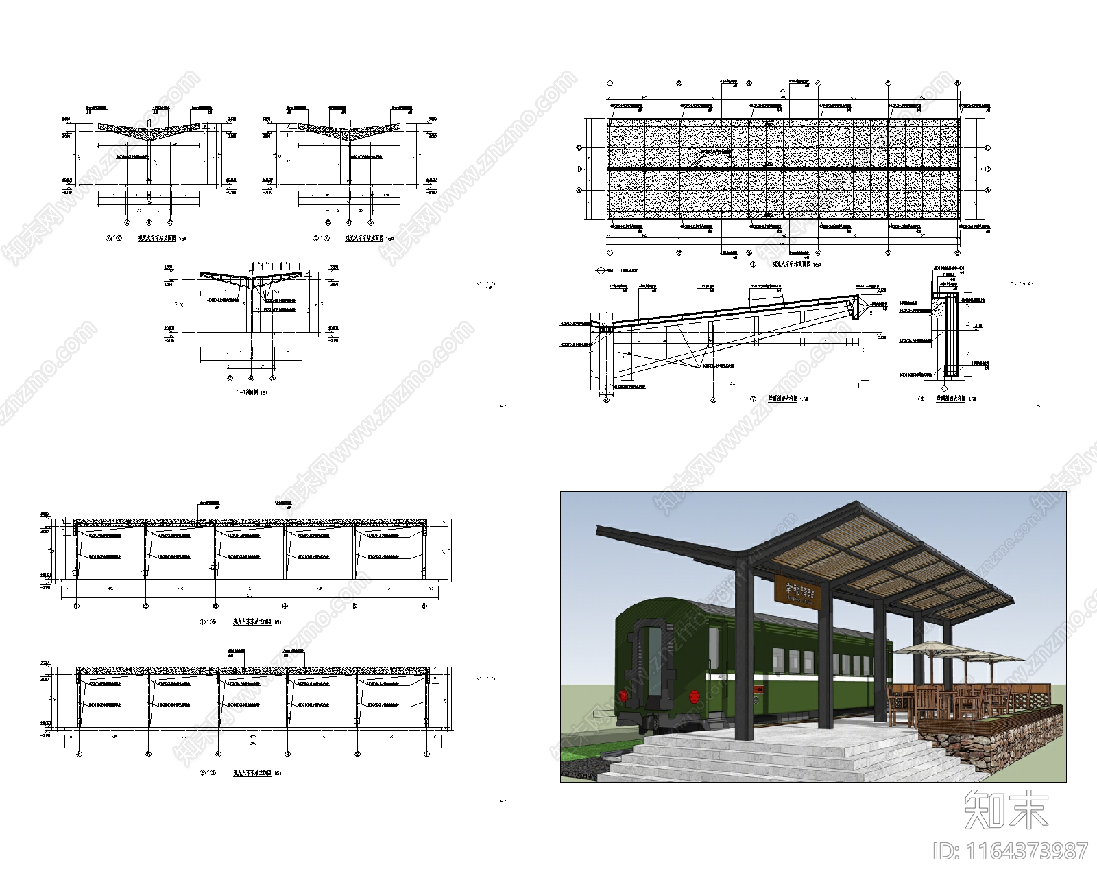 钢结构施工图下载【ID:1164373987】