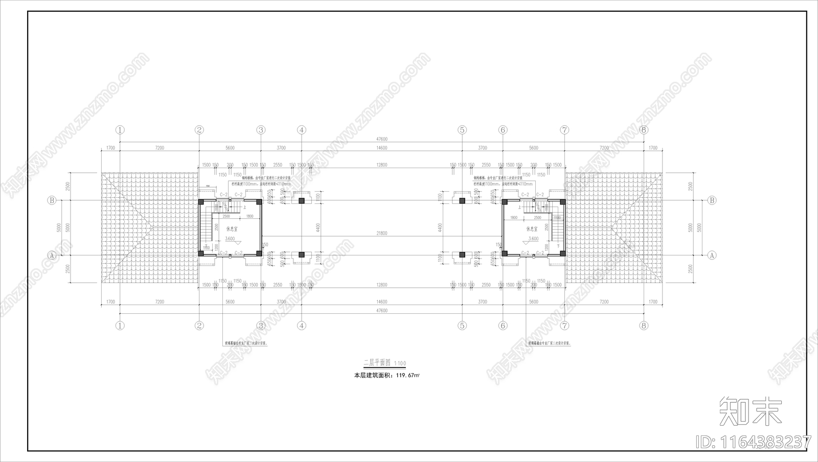 现代学校建筑cad施工图下载【ID:1164383237】