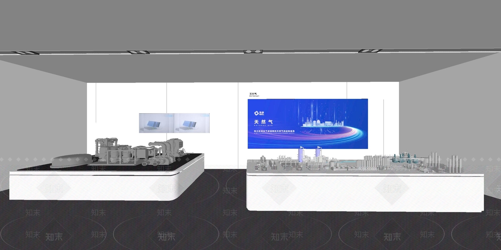 现代其他展厅SU模型下载【ID:1164389476】