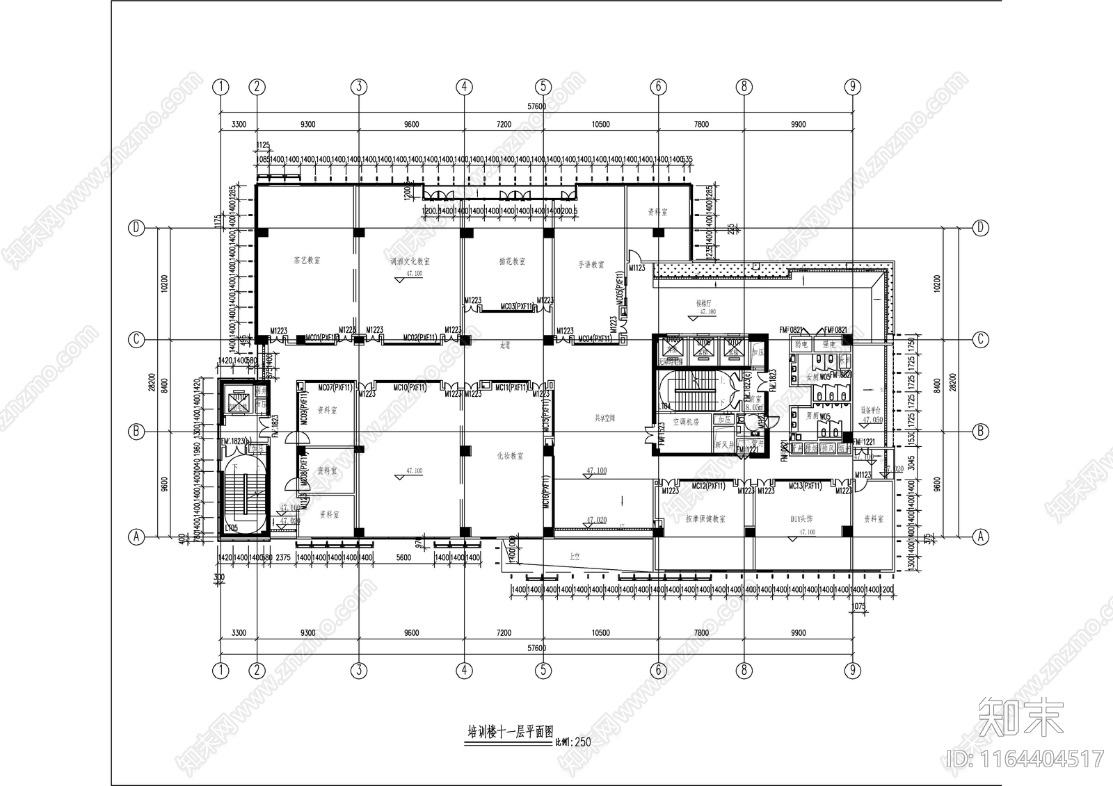 幕墙结构cad施工图下载【ID:1164404517】