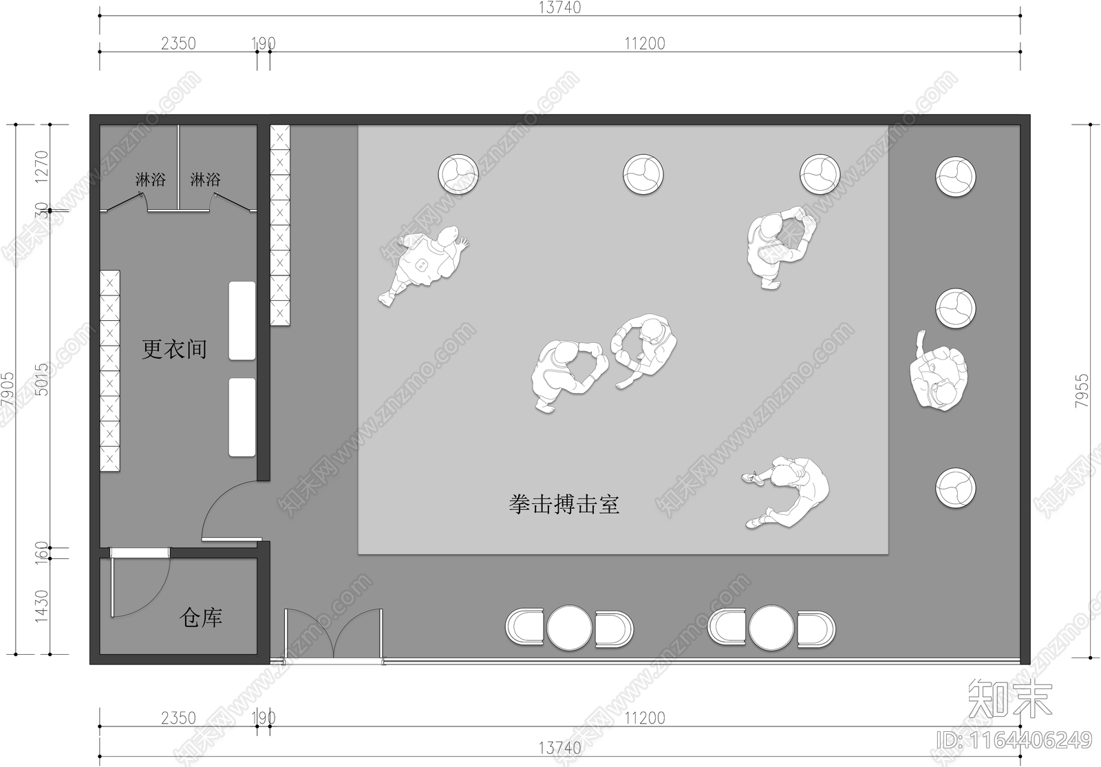 现代其他运动场地施工图下载【ID:1164406249】