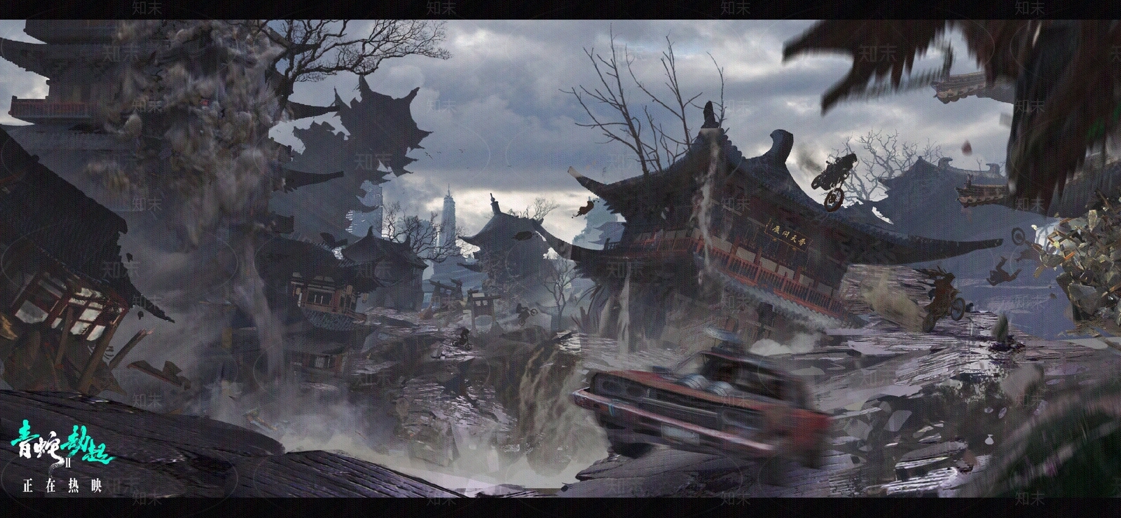 现代新中式风景贴图下载【ID:1164419967】