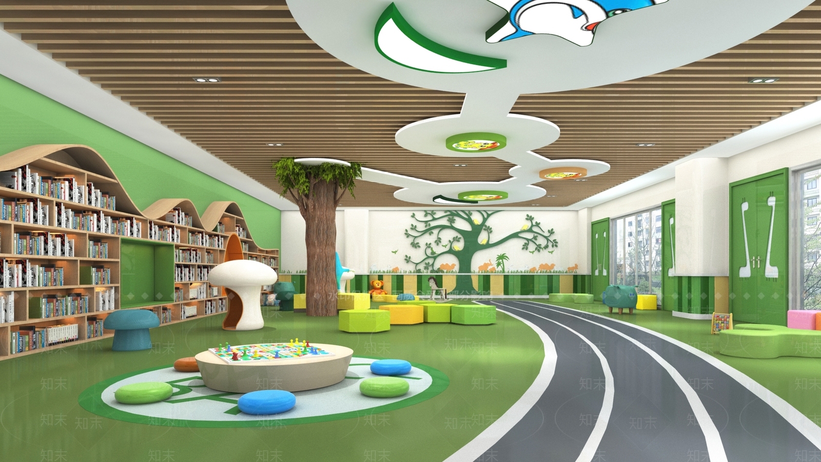 现代幼儿园3D模型下载【ID:1164421216】