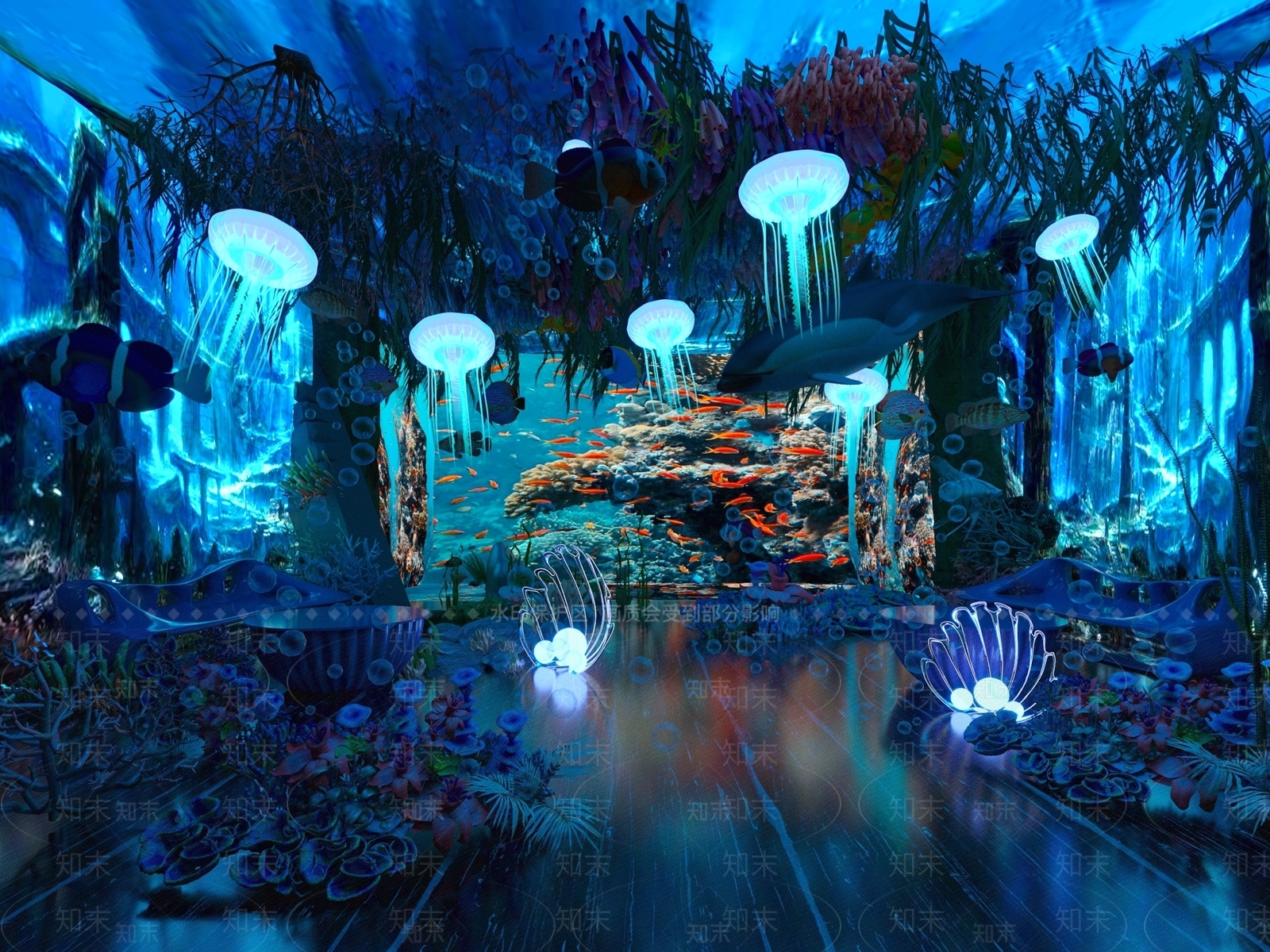 现代美陈3D模型下载【ID:1164425441】