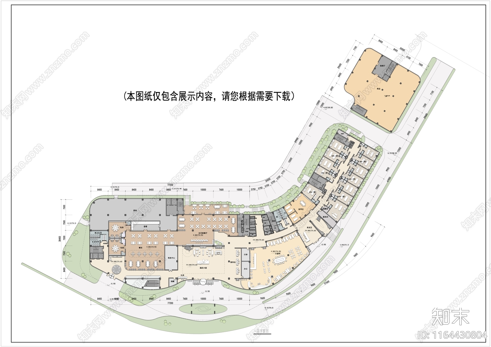建筑平面图施工图下载【ID:1164430804】