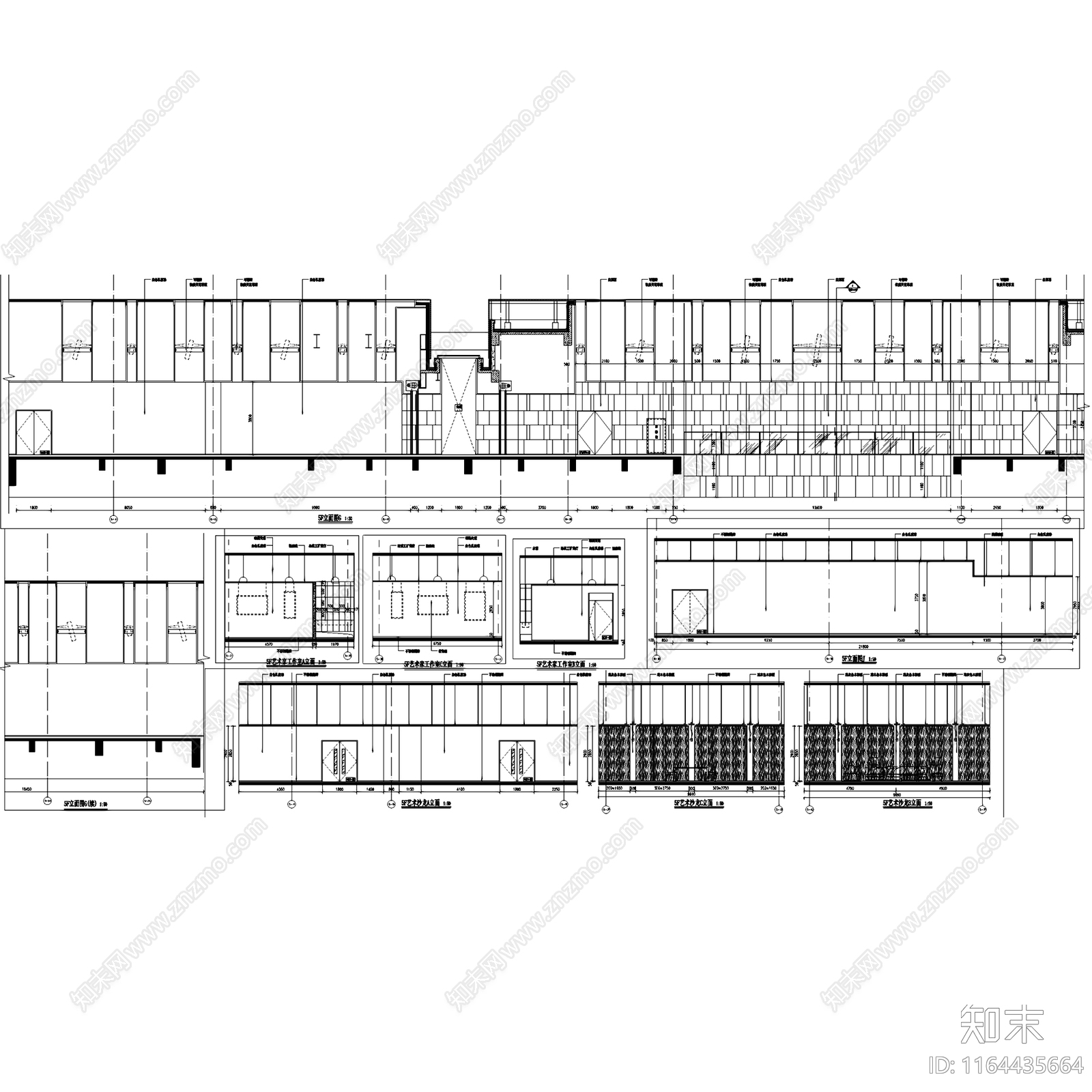 现代美术馆施工图下载【ID:1164435664】