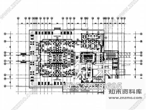 施工图云南特色风情高档酒店全日制餐厅装修图含材料表施工图下载【ID:532036695】