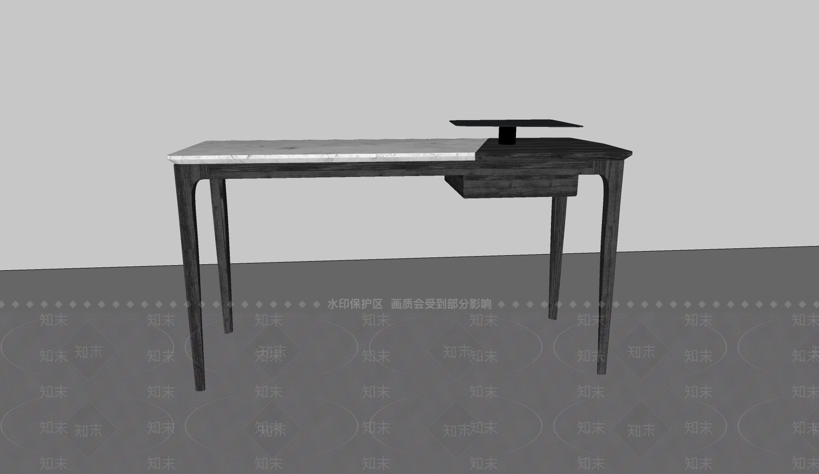 新中式轻奢梳妆台SU模型下载【ID:1164477406】