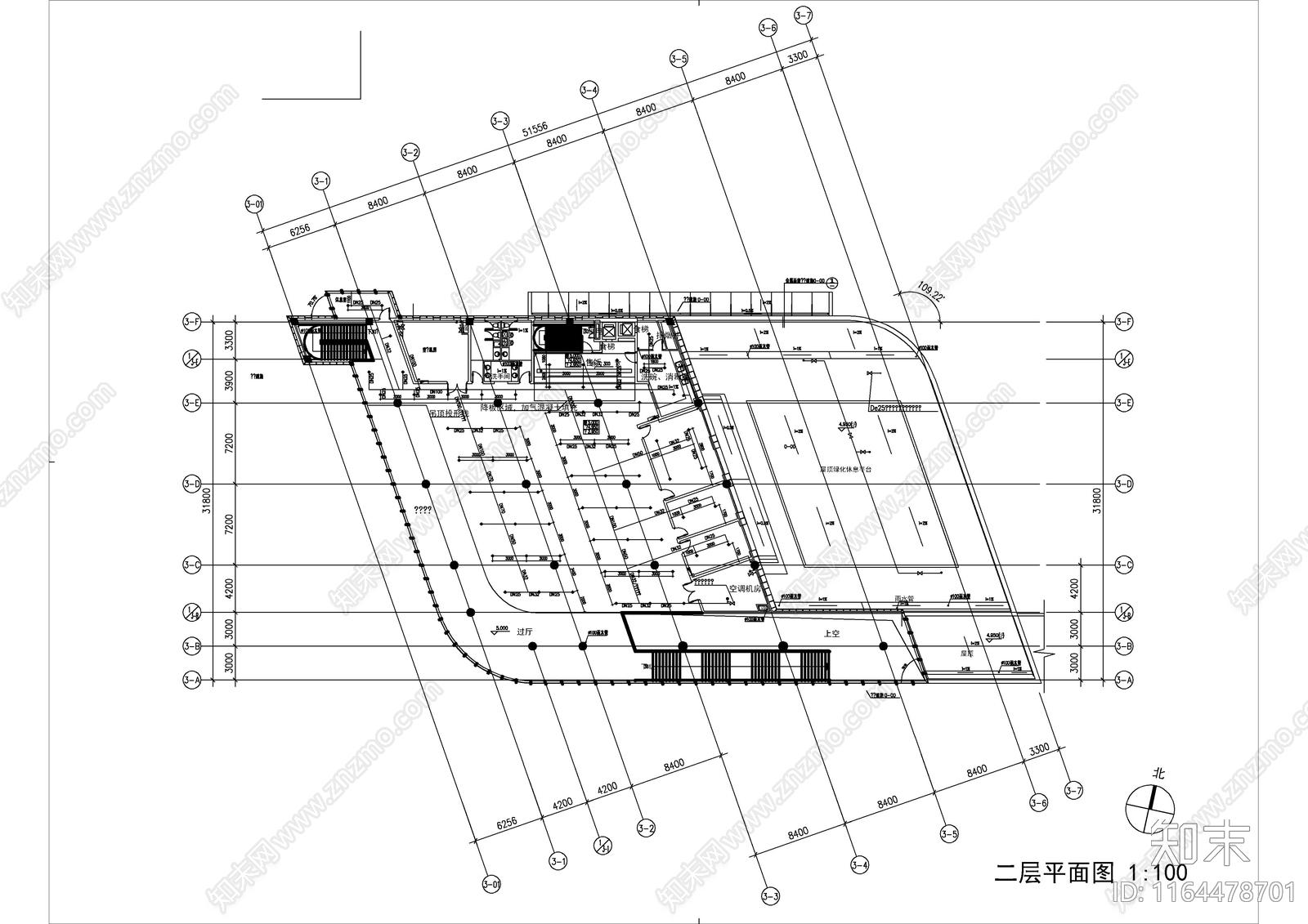 给排水图cad施工图下载【ID:1164478701】