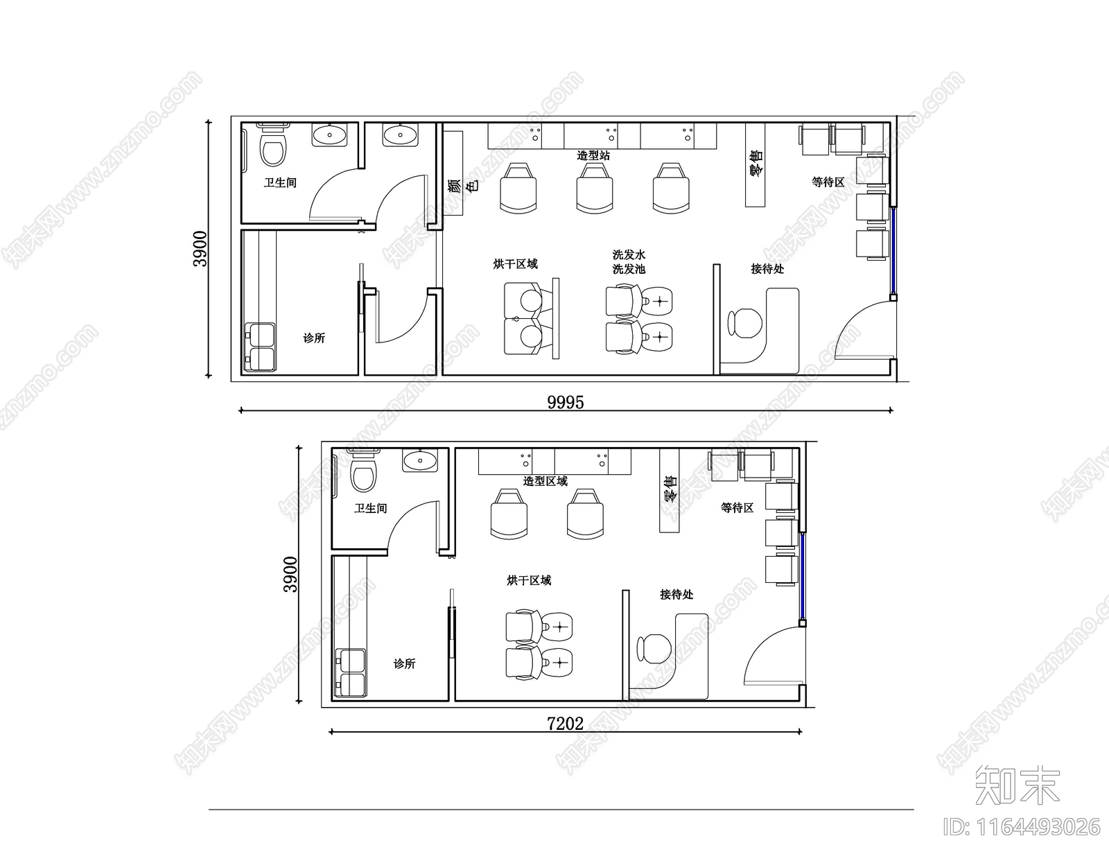 现代理发店施工图下载【ID:1164493026】