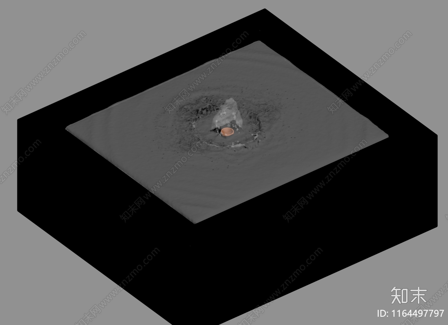 现代喷泉SU模型下载【ID:1164497797】