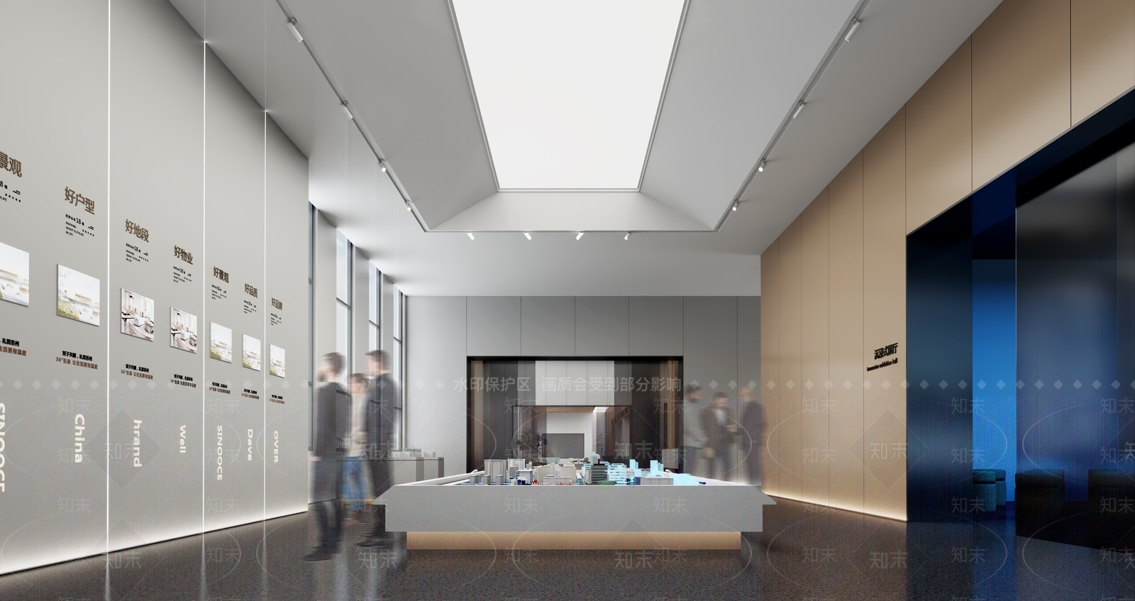 现代售楼处3D模型下载【ID:1164514503】