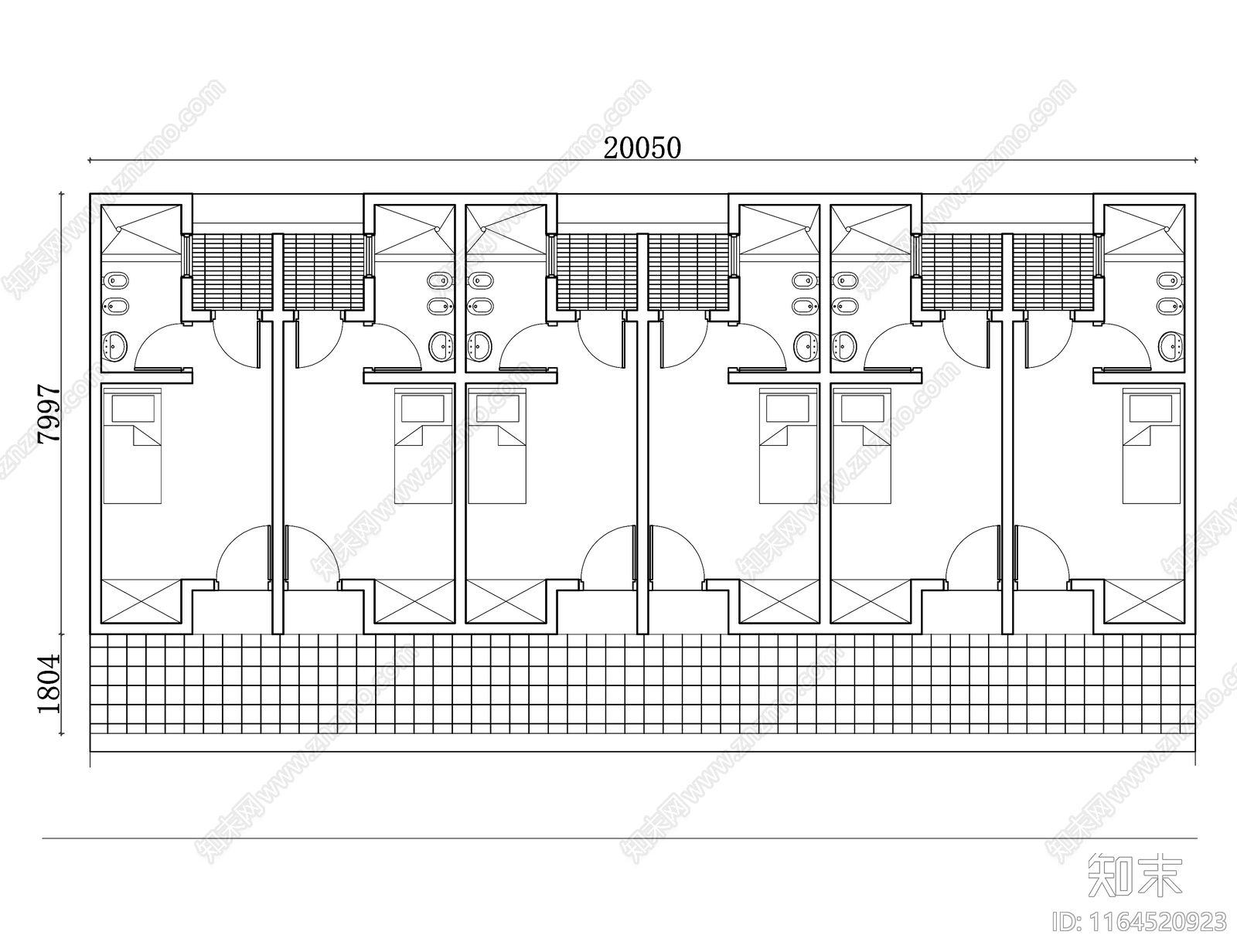 现代酒店施工图下载【ID:1164520923】