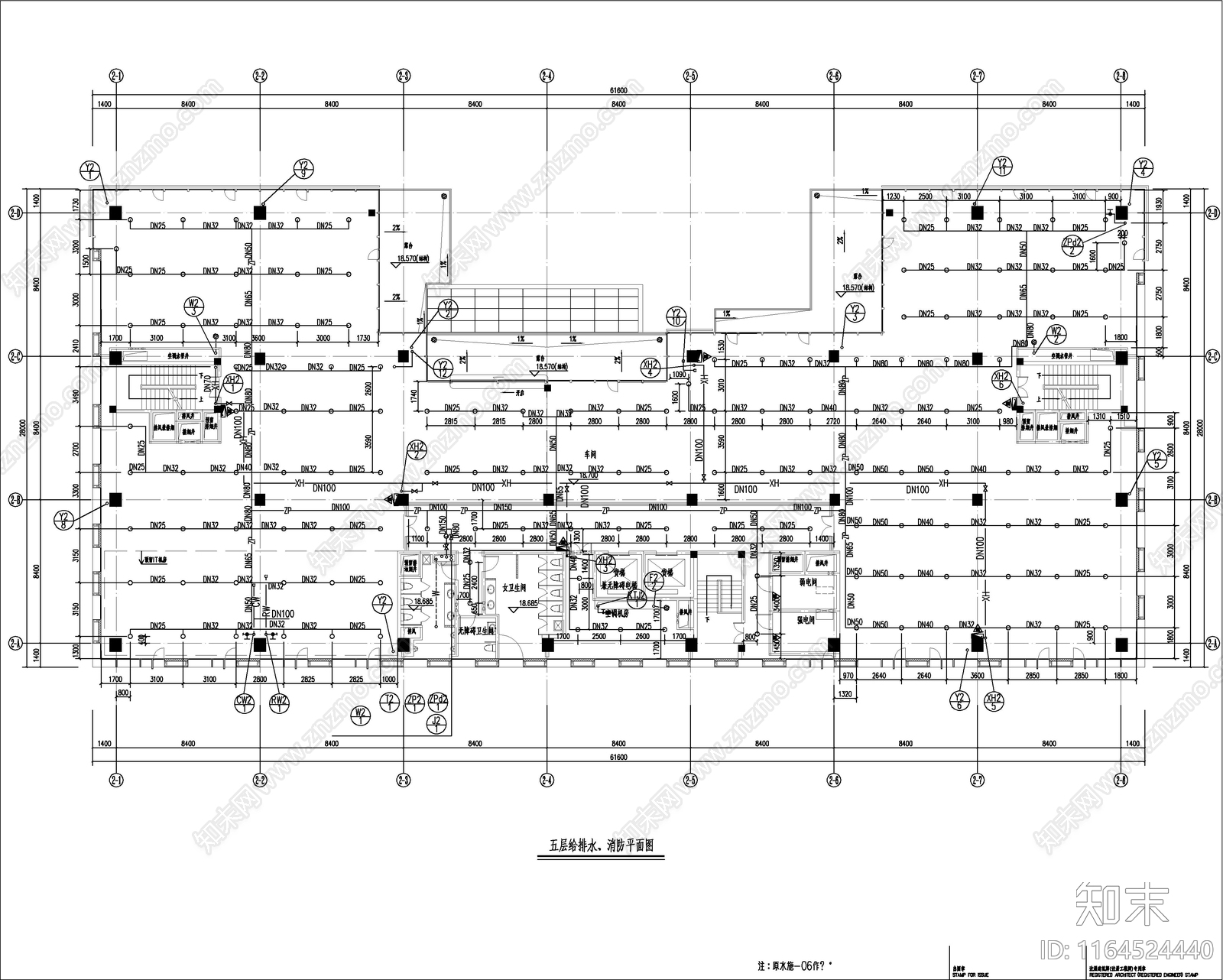 给排水图cad施工图下载【ID:1164524440】