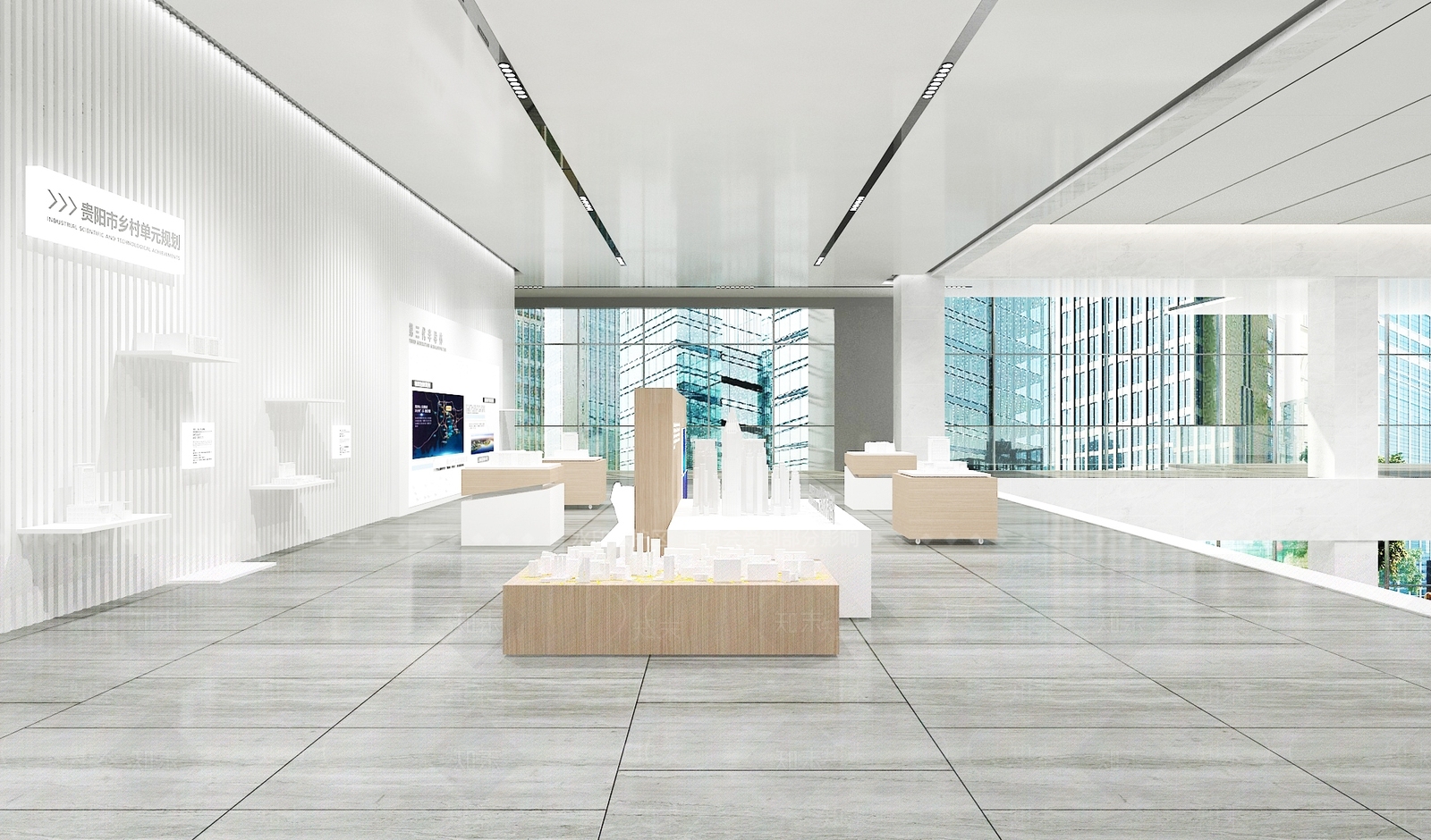 现代其他展厅SU模型下载【ID:1164540891】
