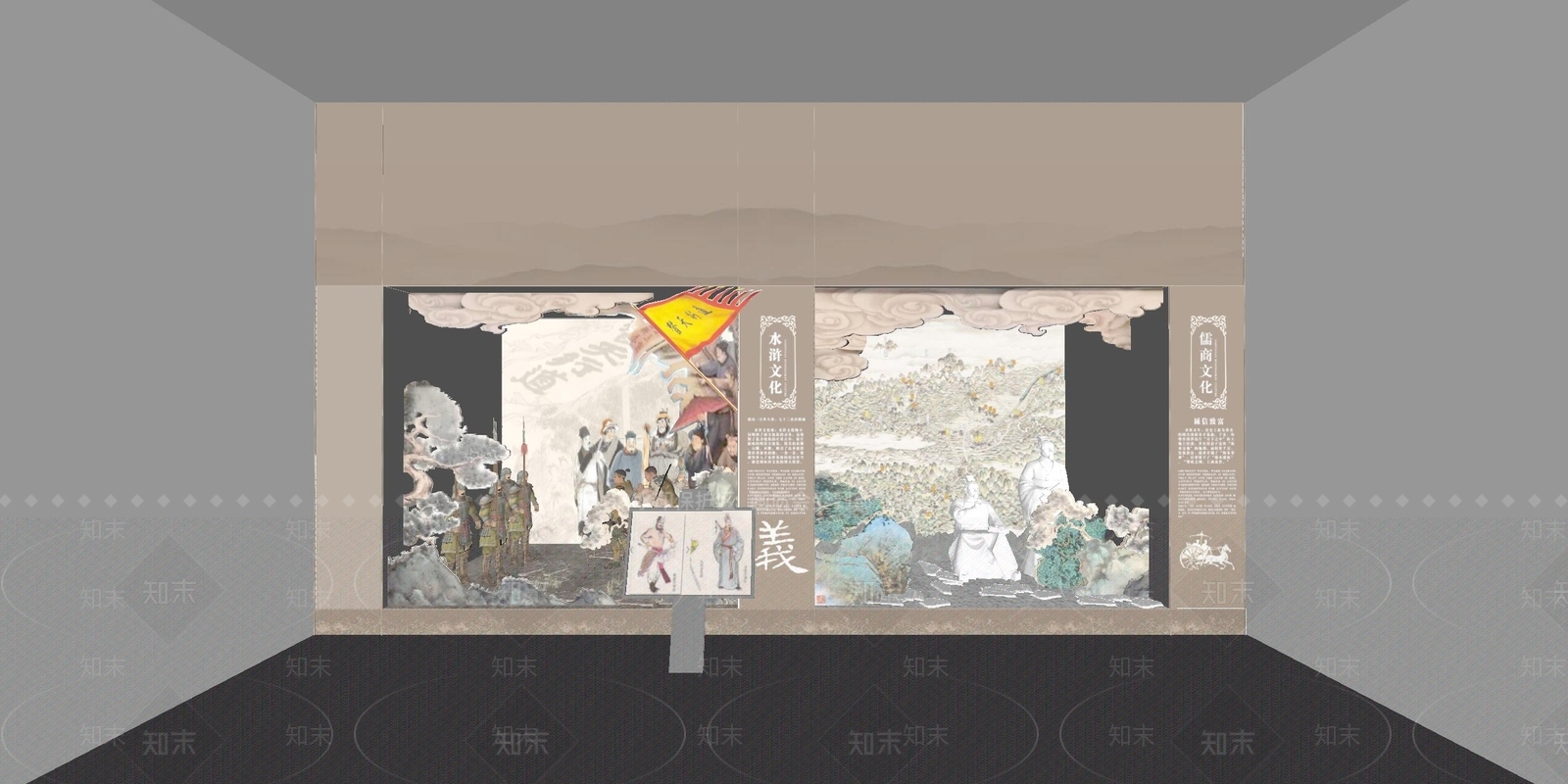 现代博物馆SU模型下载【ID:1164541393】
