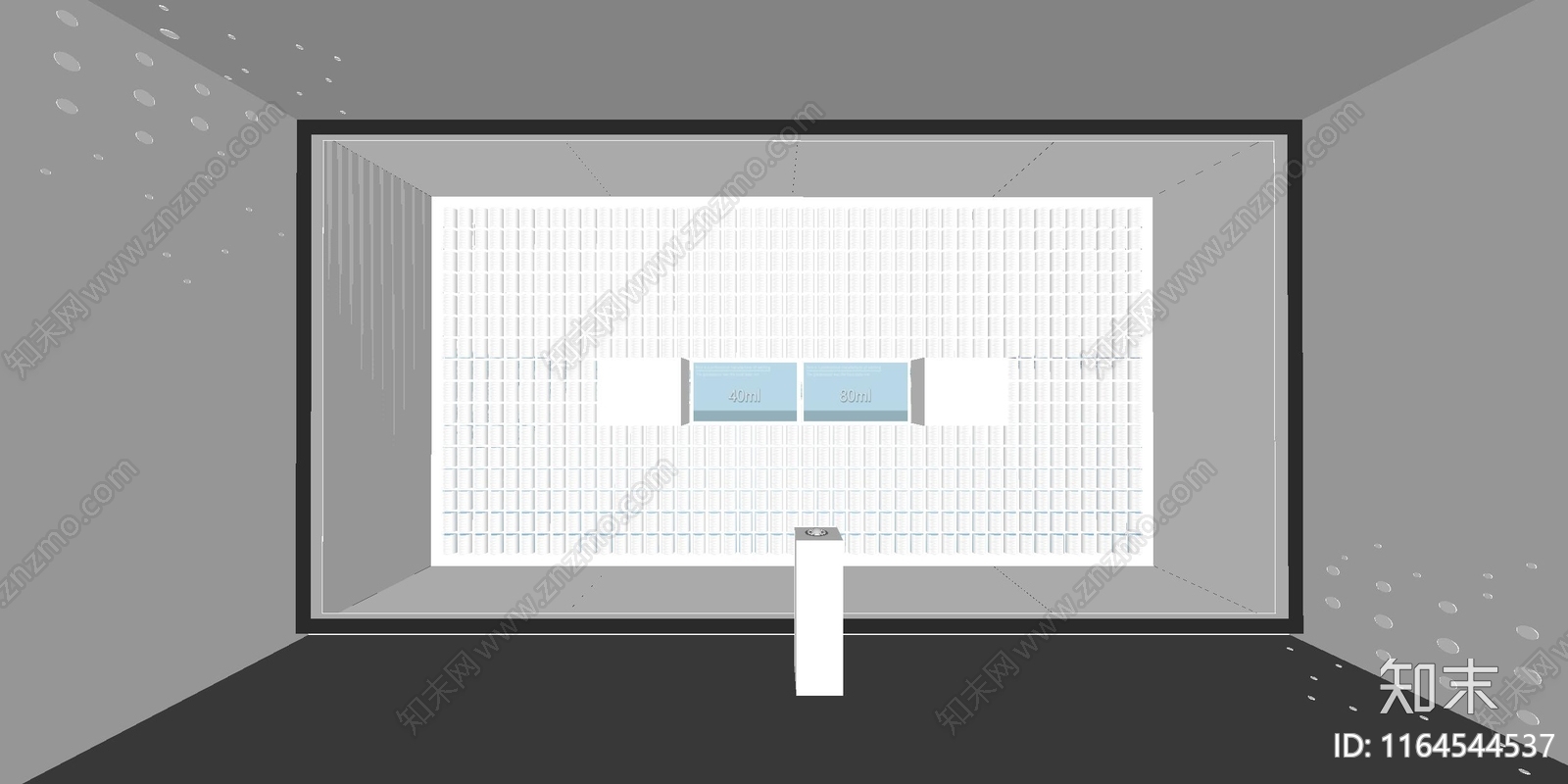 现代科技展厅SU模型下载【ID:1164544537】