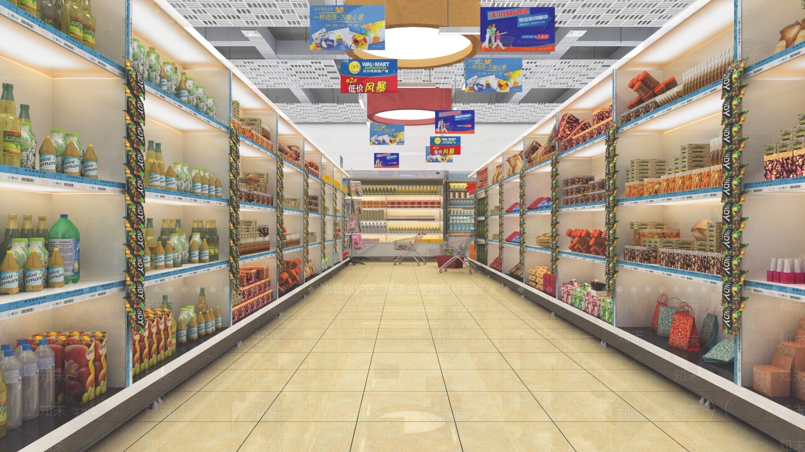 现代超市3D模型下载【ID:1164547266】