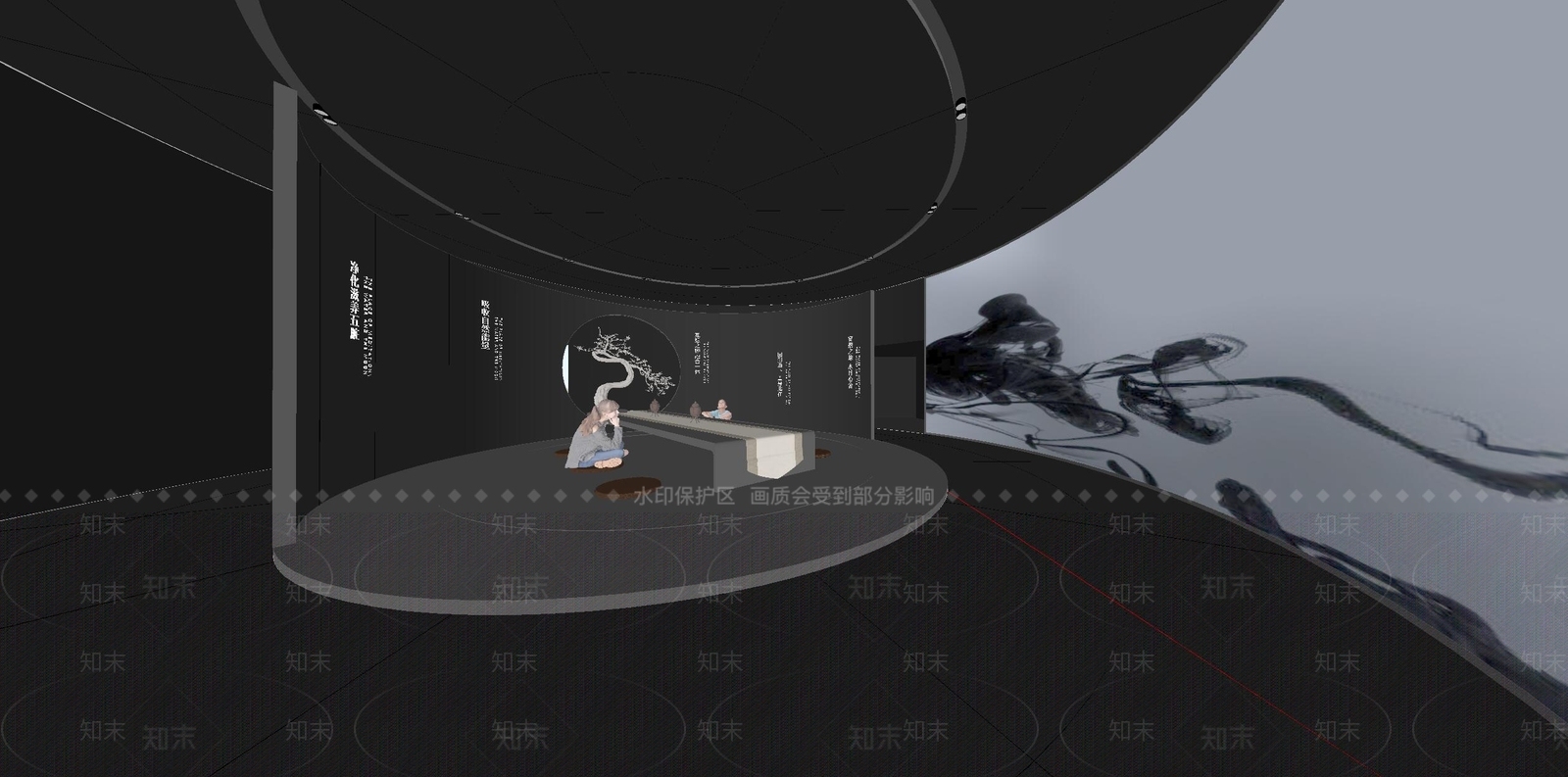 现代其他文化空间SU模型下载【ID:1164551350】