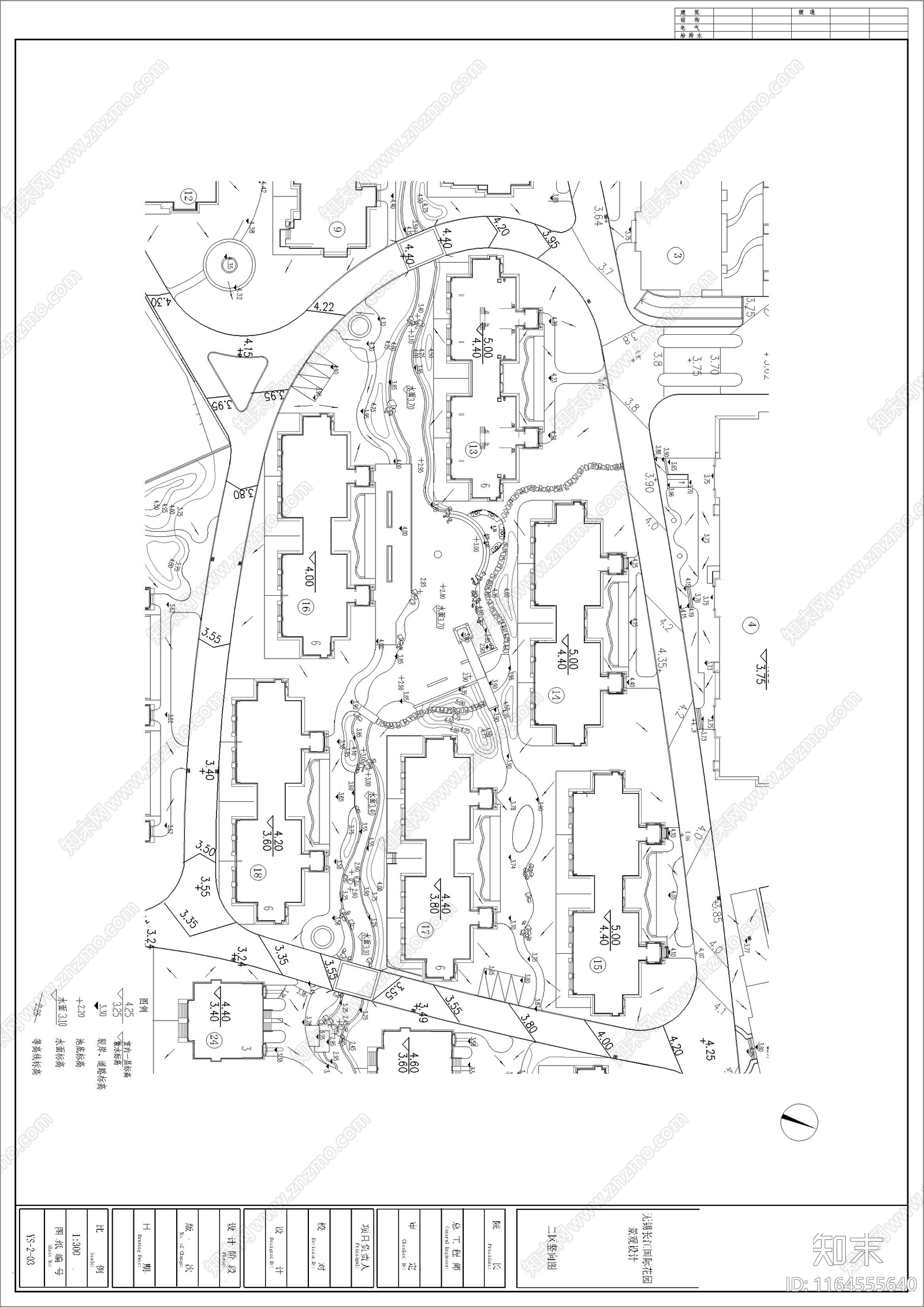 景观平面图cad施工图下载【ID:1164555640】