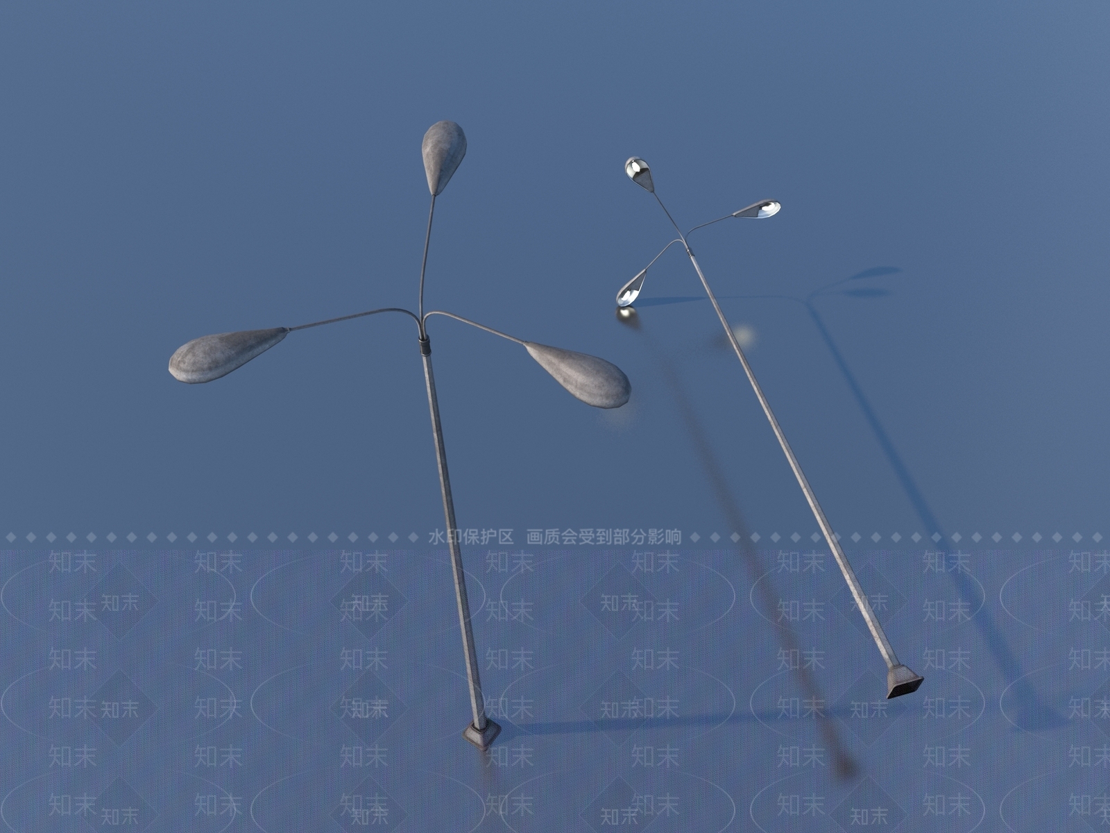 现代其他户外灯3D模型下载【ID:1164559048】