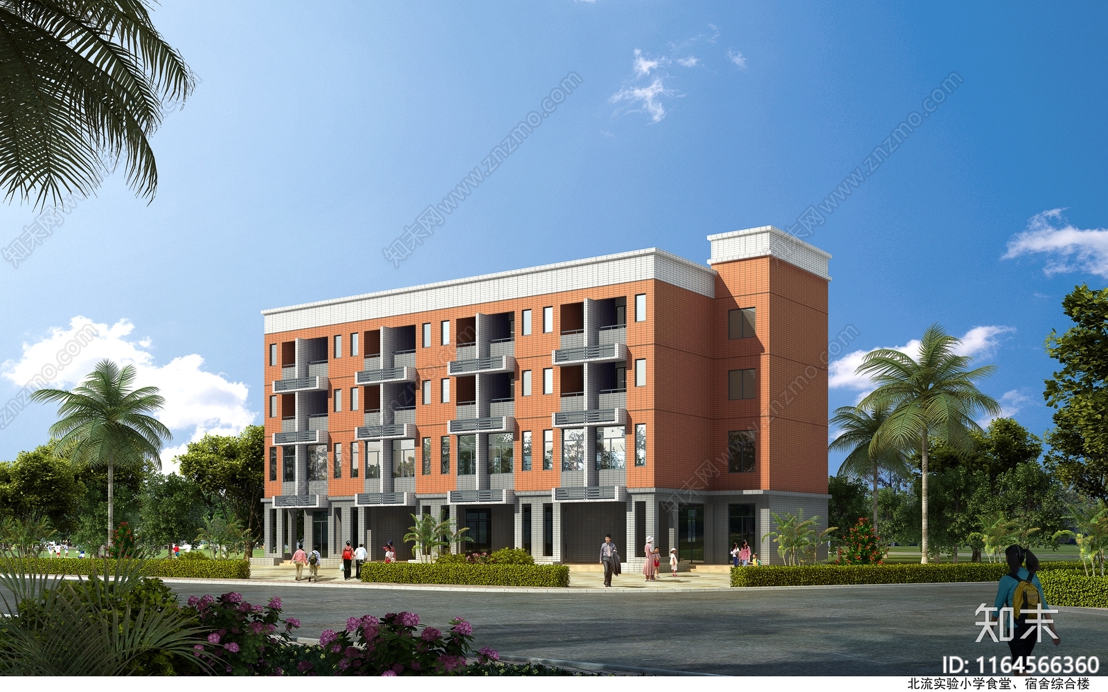 现代学校建筑cad施工图下载【ID:1164566360】