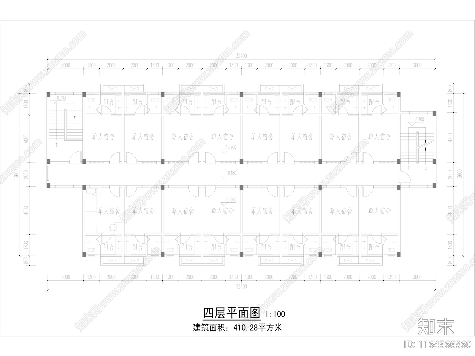 现代学校建筑cad施工图下载【ID:1164566360】