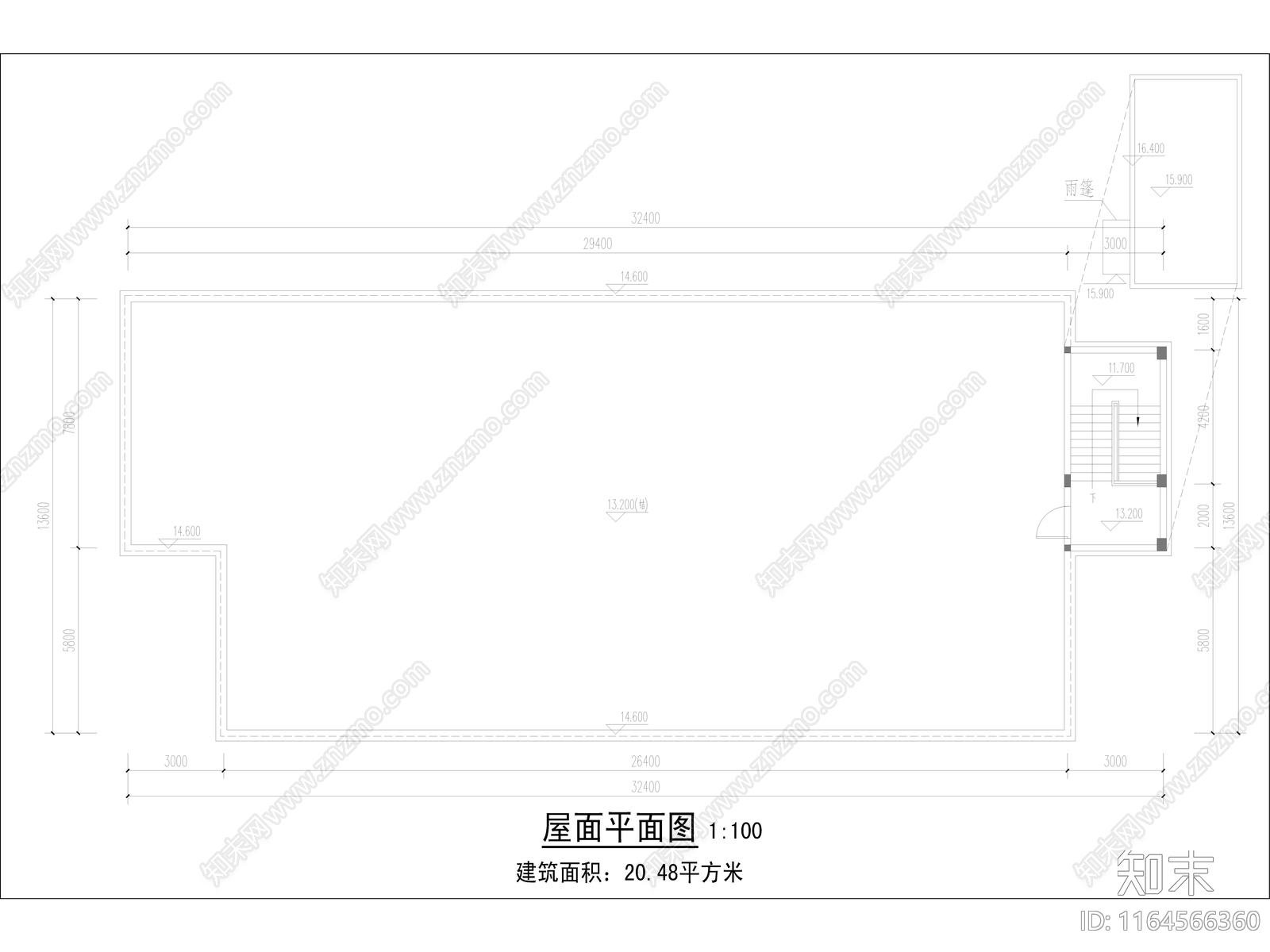 现代学校建筑cad施工图下载【ID:1164566360】