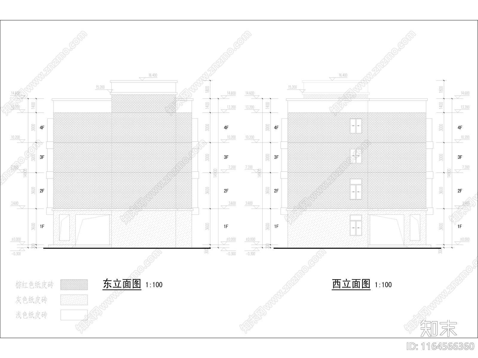 现代学校建筑cad施工图下载【ID:1164566360】