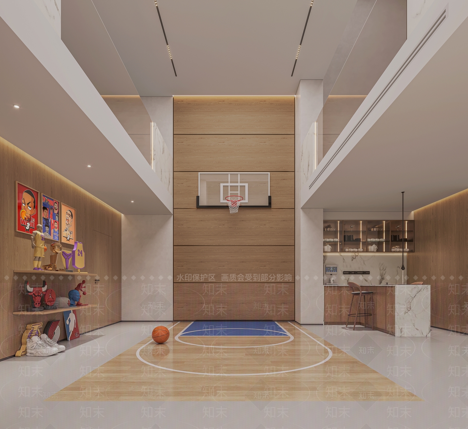 现代家居客厅3D模型下载【ID:1221979467】